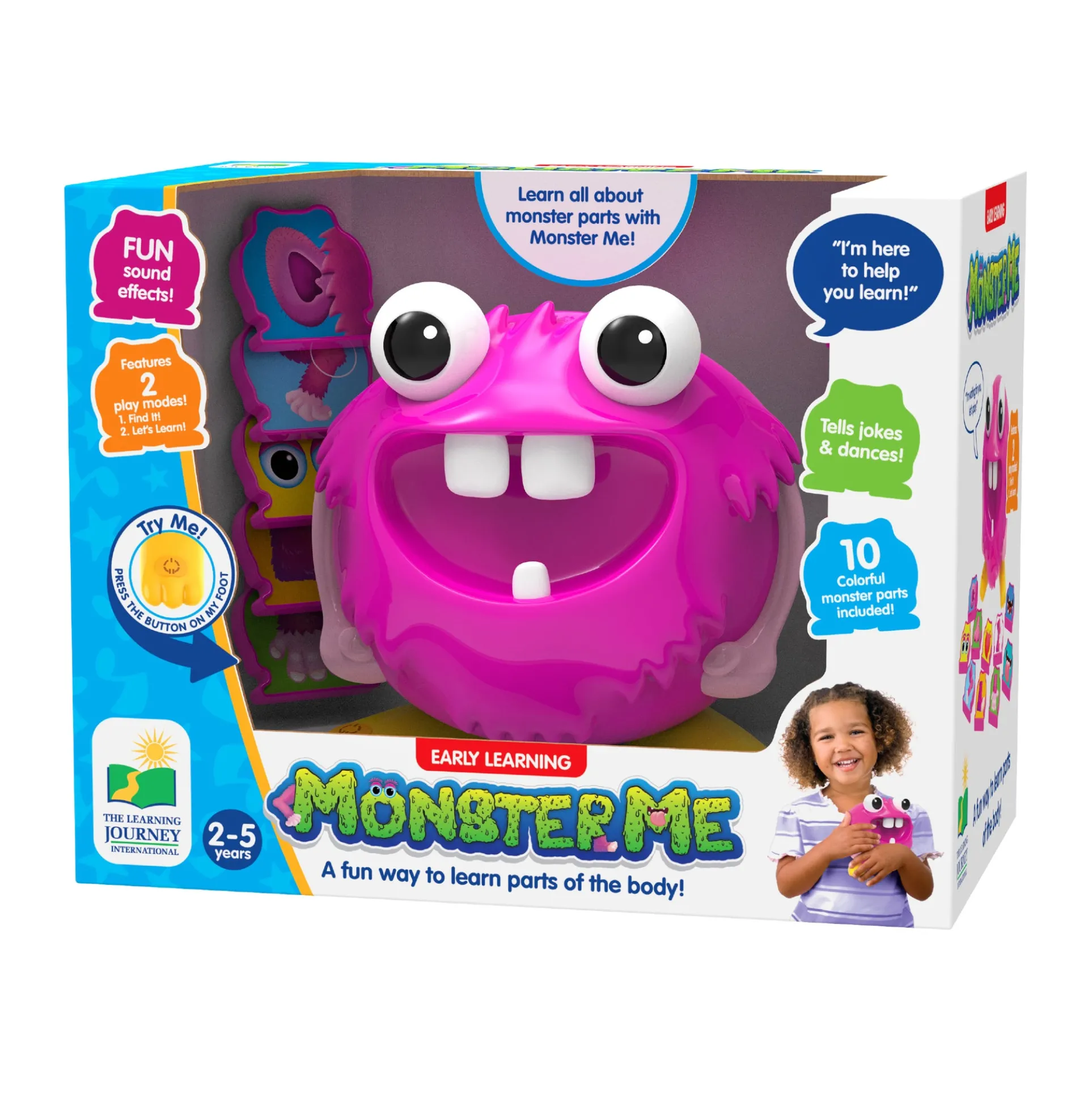 Learn with Me - Monster Me - Interactive Anatomy Discovery Toy