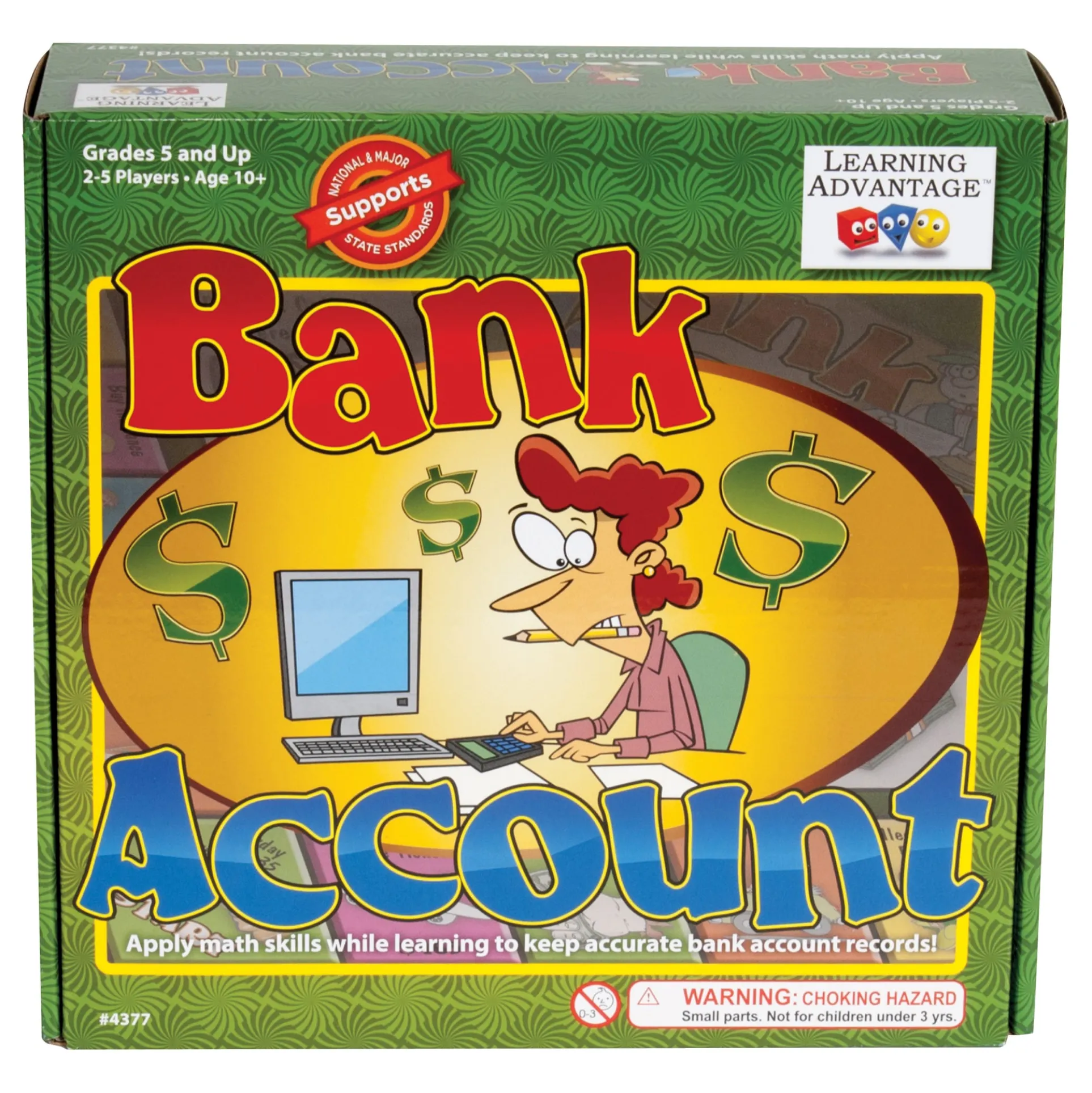 Learning Advantage Bank Account Simulation Game - Educational Financial Board Game