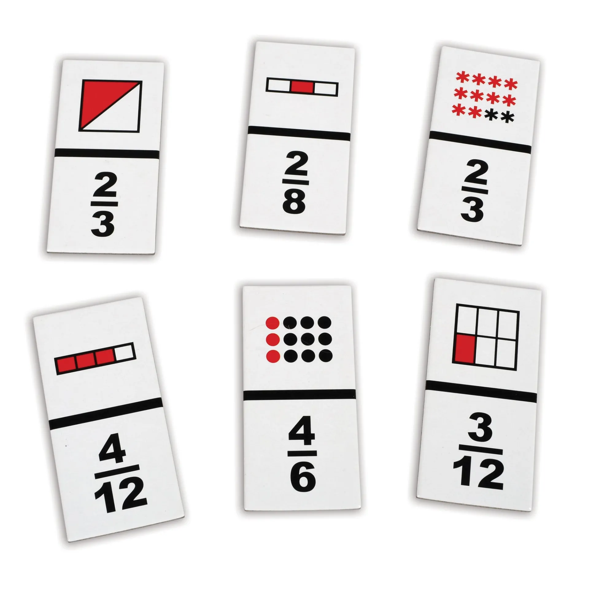 Learning Advantage Original Fraction Dominoes - Educational Math Game