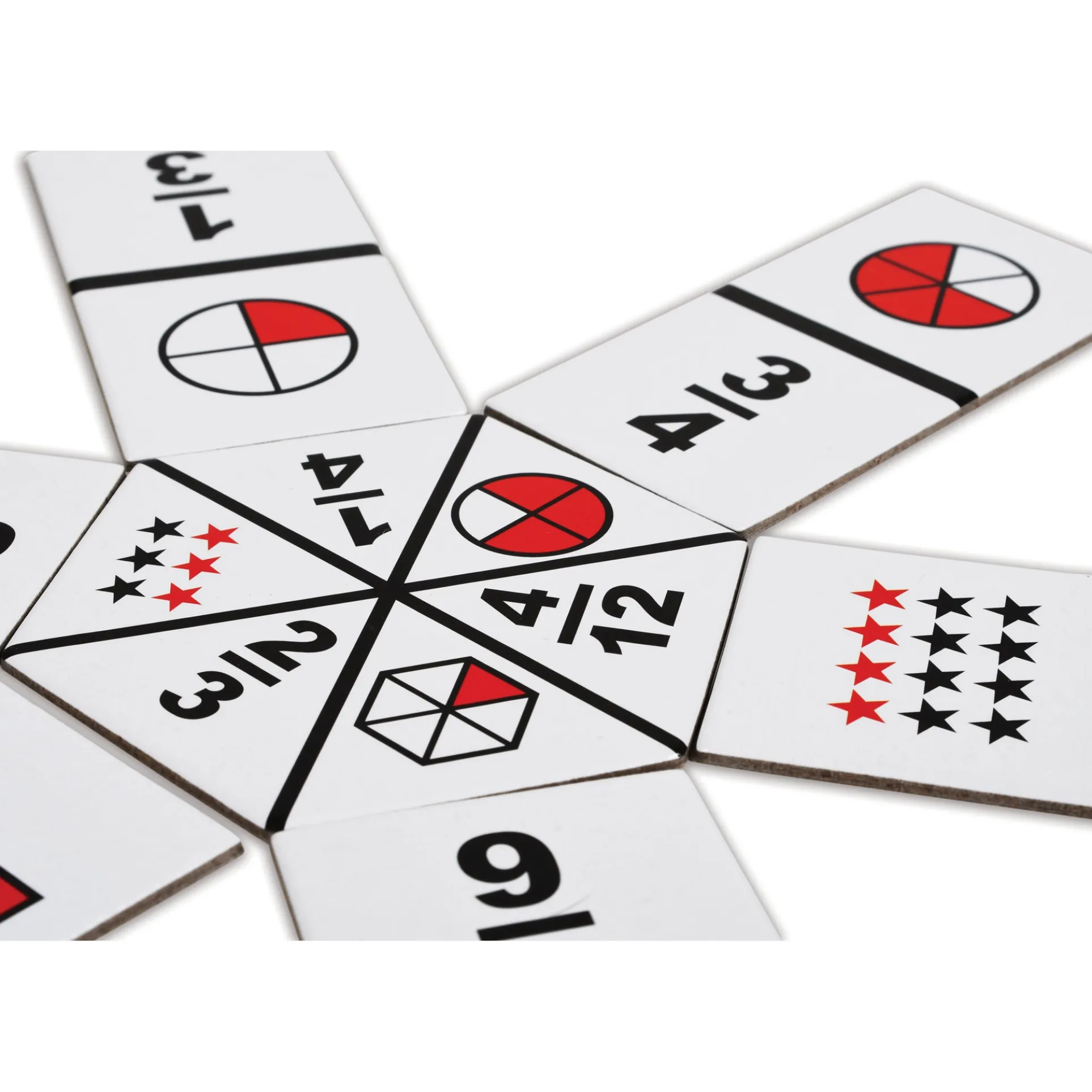 Learning Advantage Original Fraction Dominoes - Educational Math Game