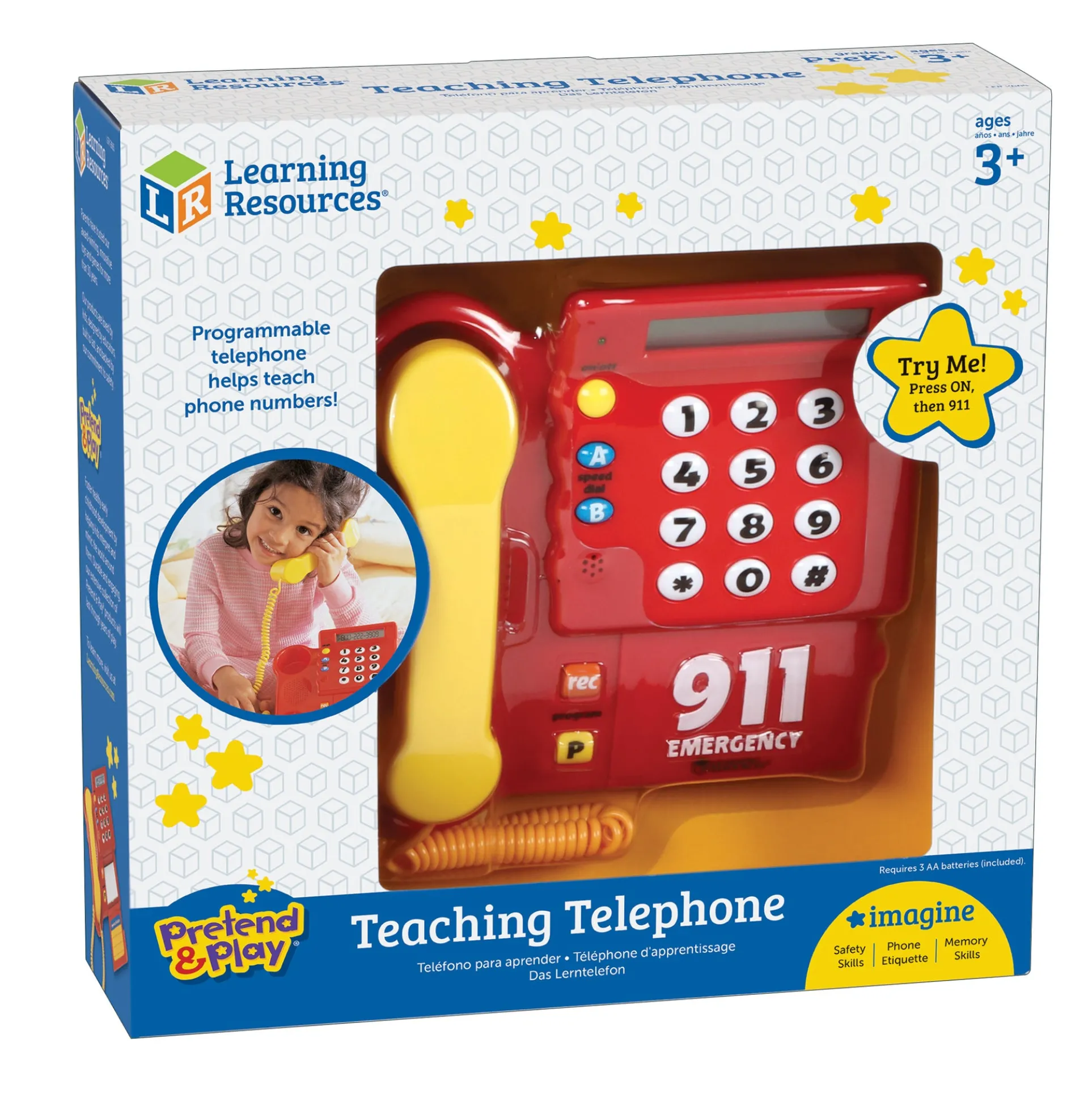 Learning Resources Pretend & Play Teaching Telephone for Kids