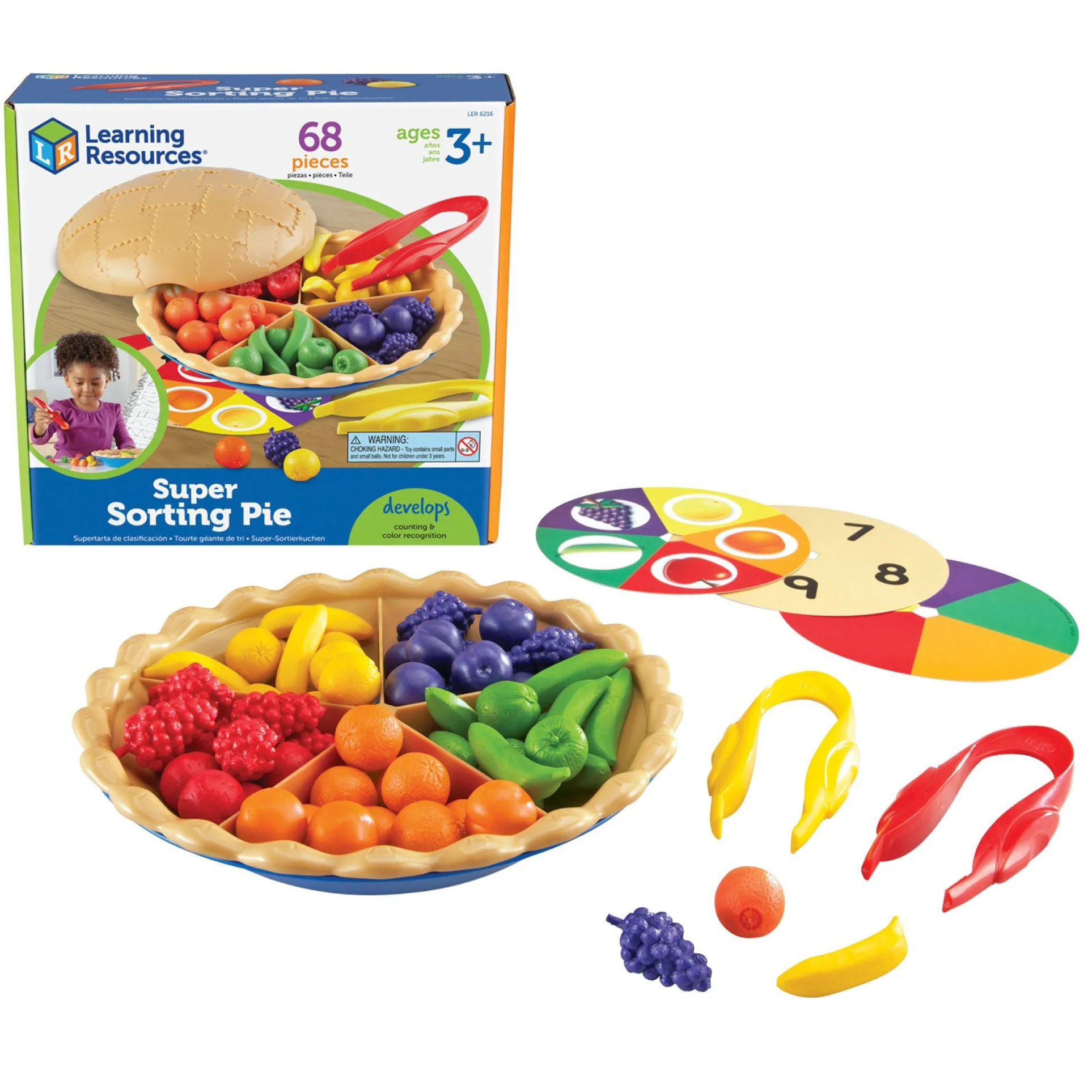 Learning Resources Super Sorting Pie - Educational Counting & Sorting Toy