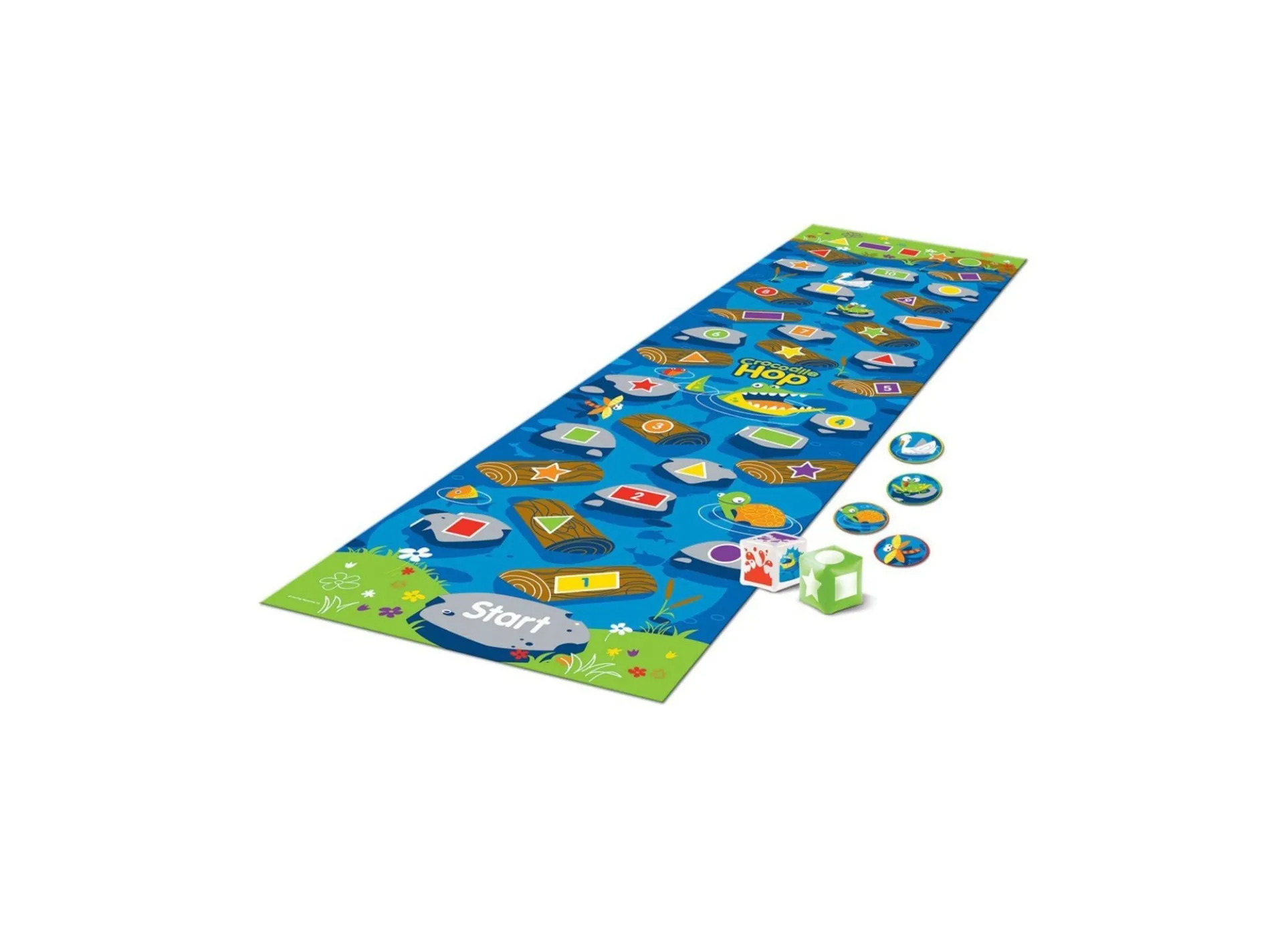 Learning Resources Crocodile Hop Floor Game - Interactive Learning Mat