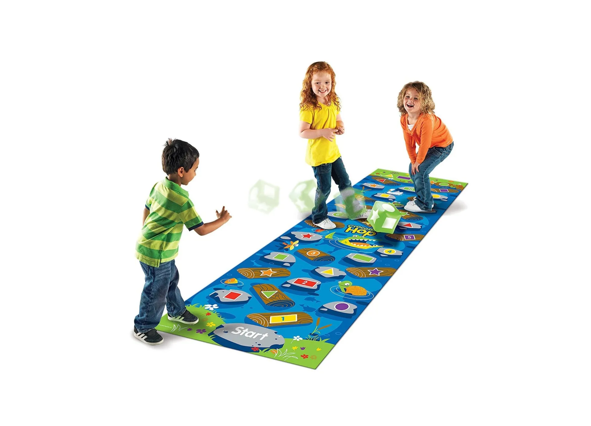 Learning Resources Crocodile Hop Floor Game - Interactive Learning Mat