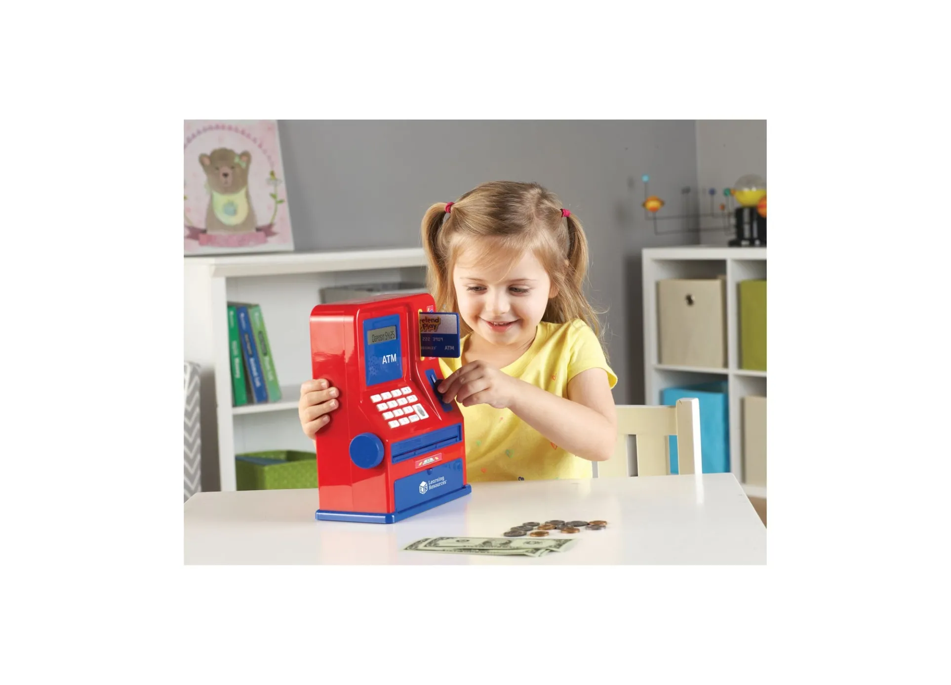 Learning Resources Pretend & Play Teaching ATM Bank - Interactive Educational Toy