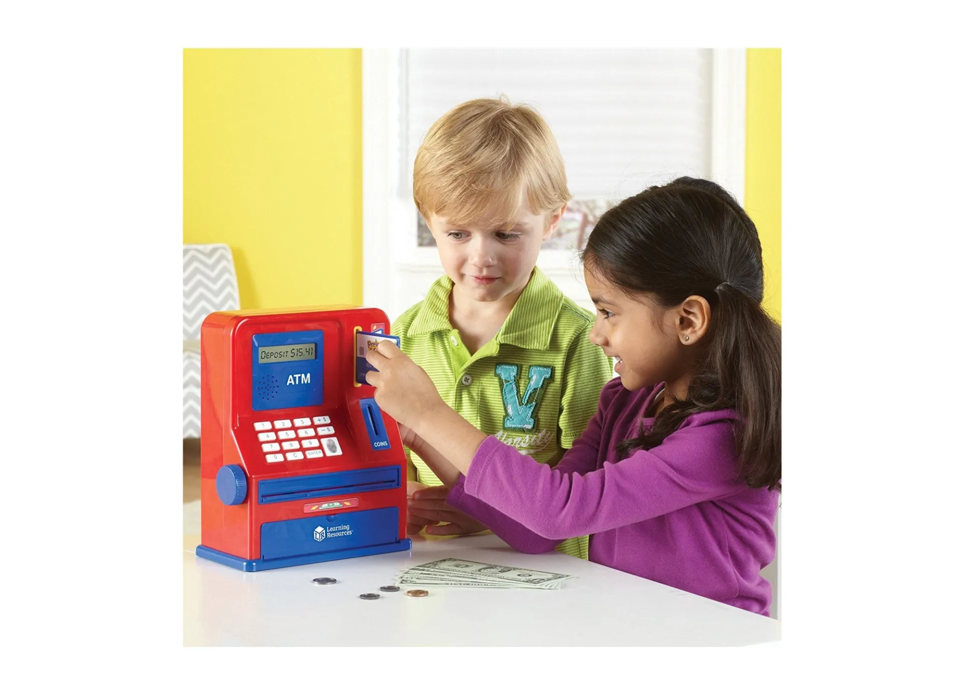 Learning Resources Pretend & Play Teaching ATM Bank - Interactive Educational Toy