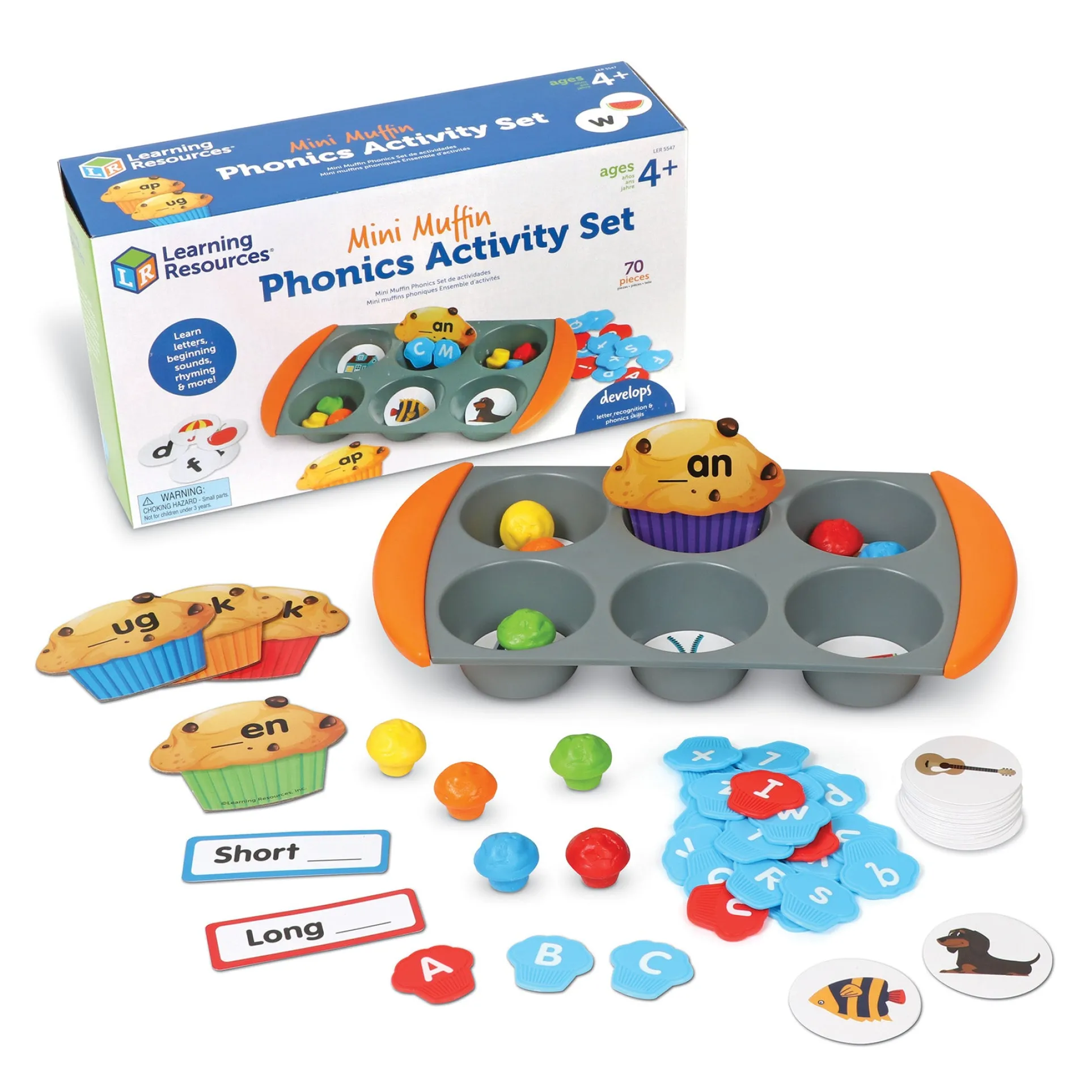 Learning Resources Mini Muffin Phonics Fun Set - Multicolor