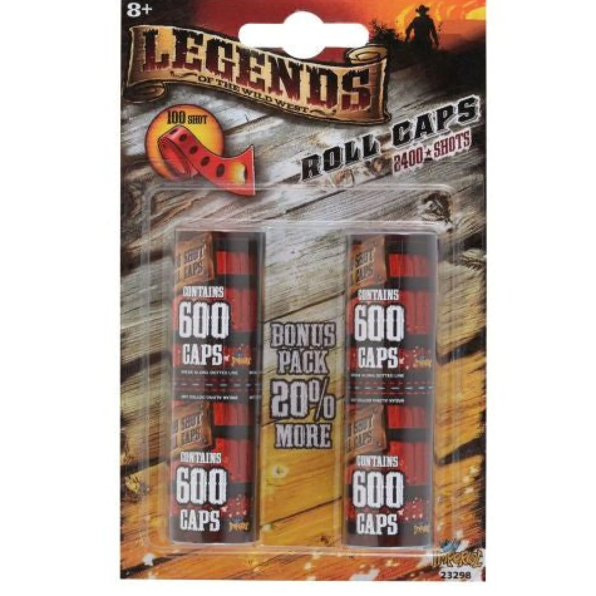 Legends 2400 Shot Roll Cap - Ultimate Cowboy Cap Gun Ammo