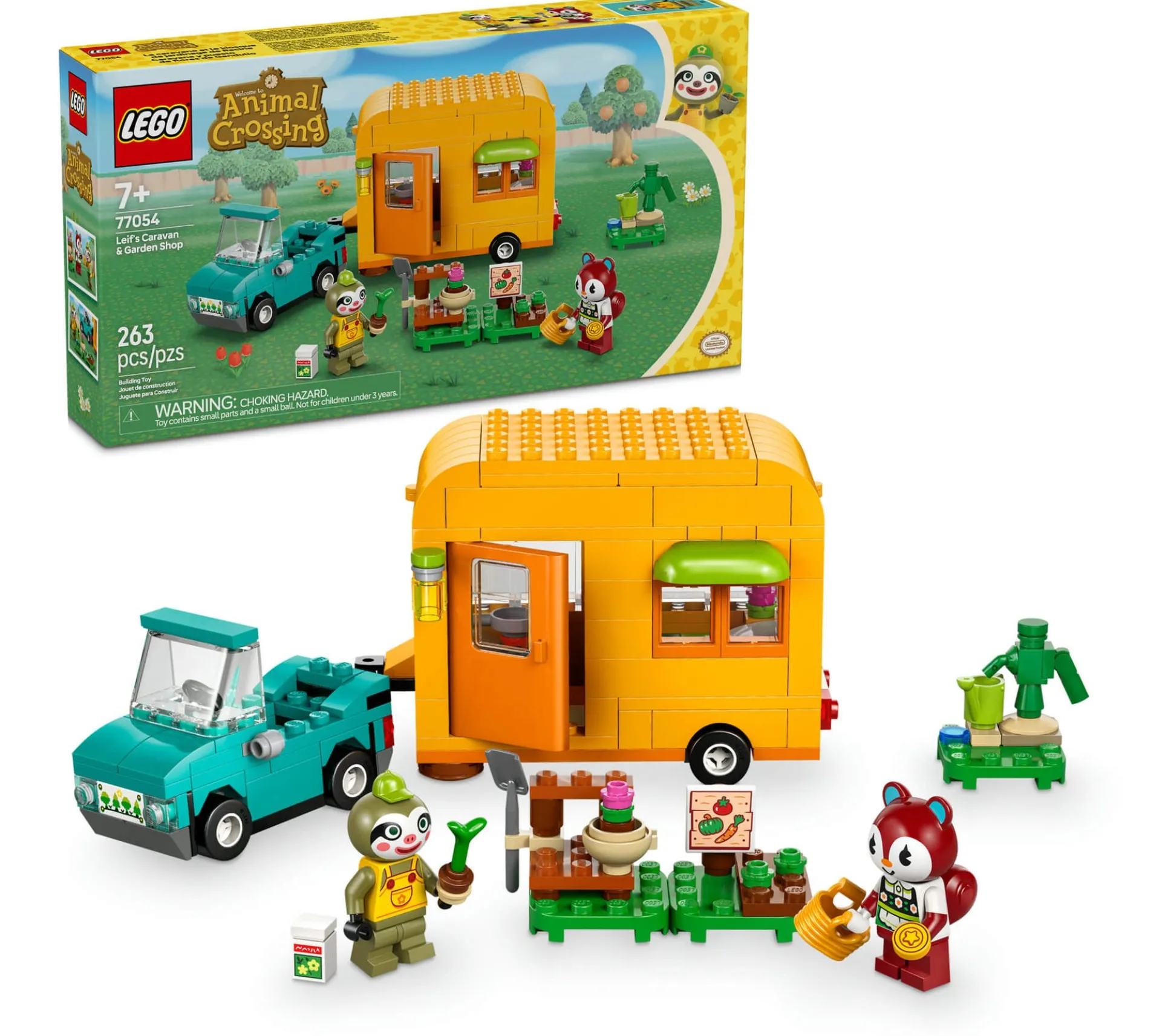 LEGO Animal Crossing Leif's Caravan & Garden Shop Kit 77054