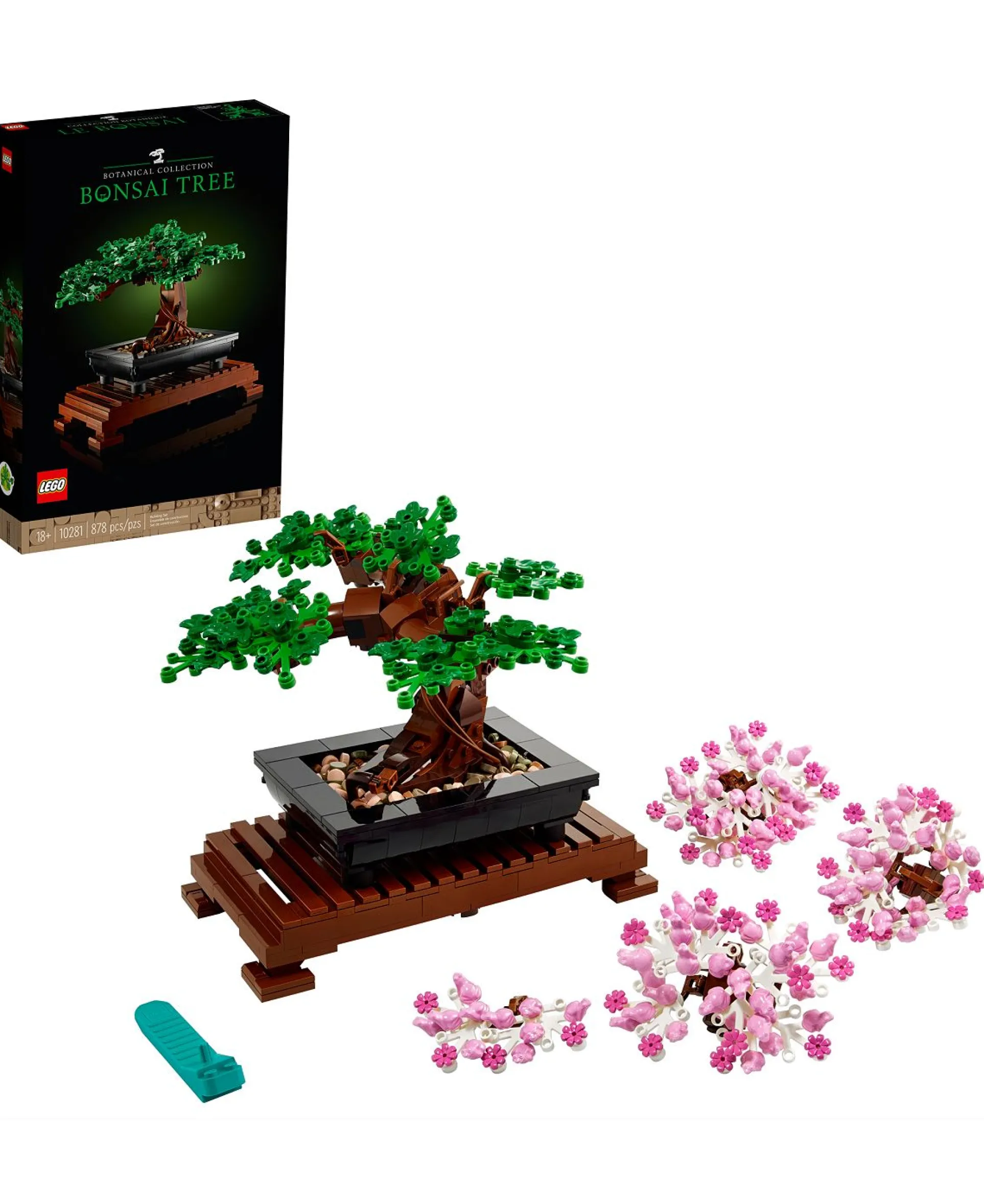 LEGO Bonsai Tree Botanical Collection Building Kit - 878 Pieces