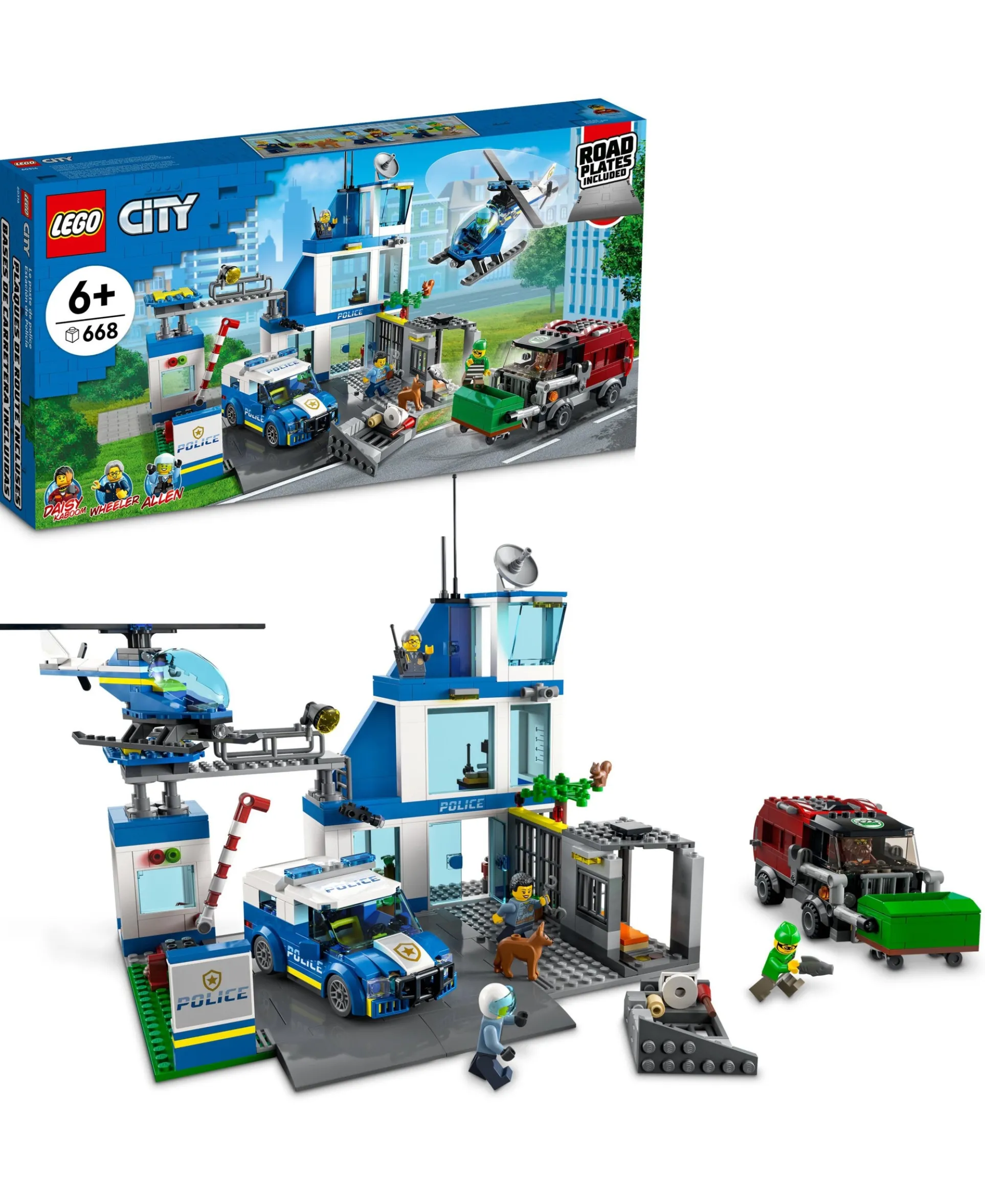 LEGO City Police Station 60316 Building Kit - 668 Pieces