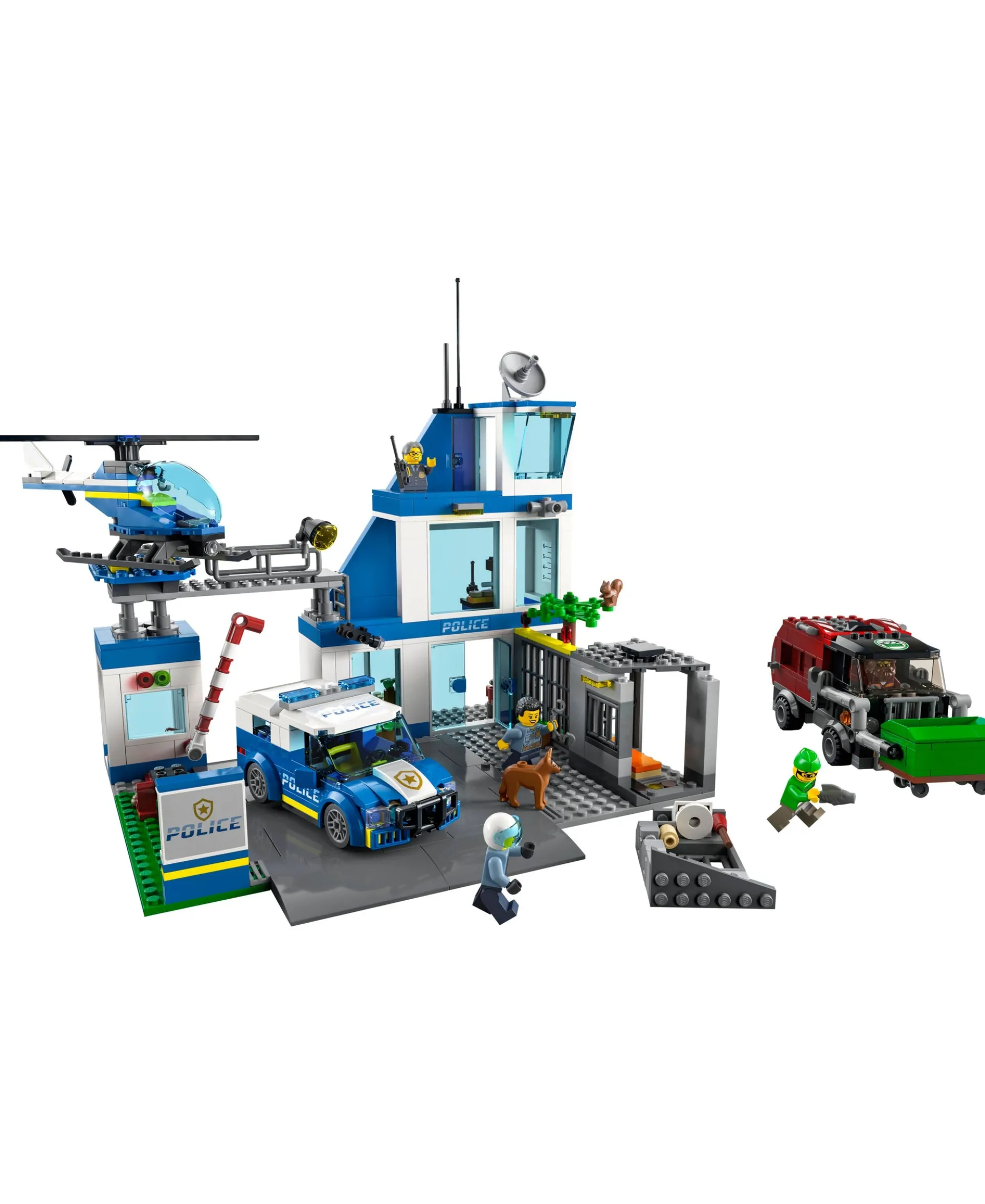 LEGO City Police Station 60316 Building Kit - 668 Pieces