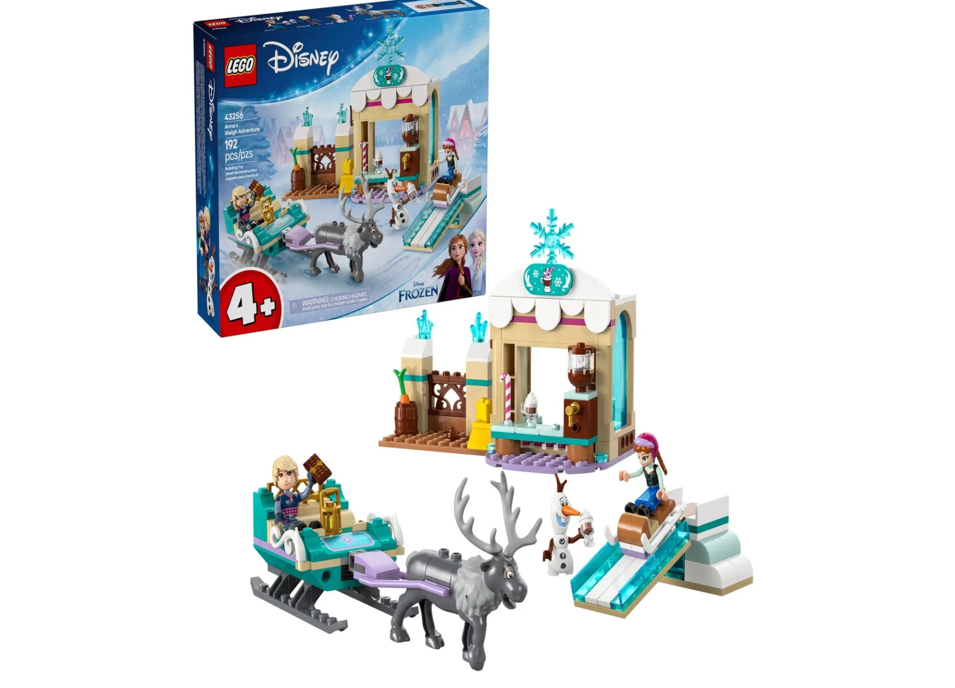LEGO Disney Frozen Anna and Kristoff's Magical Sleigh Adventure, 192 Pieces