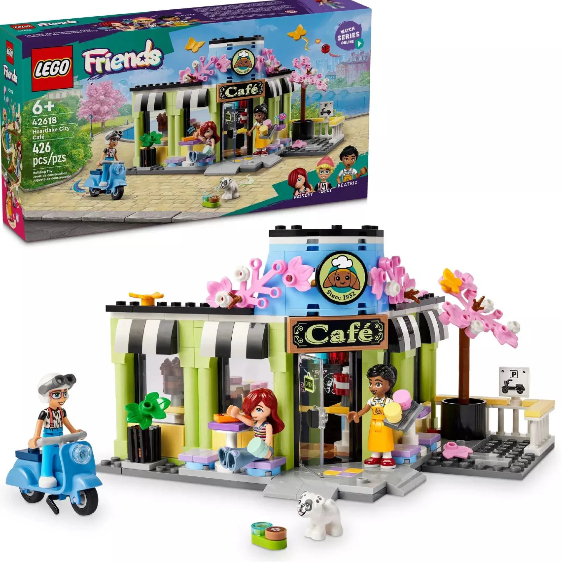 LEGO Friends Heartlake City Cafe 426-Piece Building Set Toy