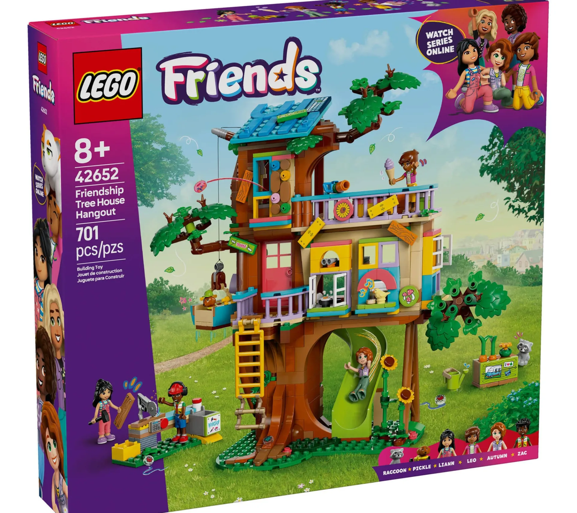 LEGO Friends 701-Piece Friendship Tree House Building Kit 42652