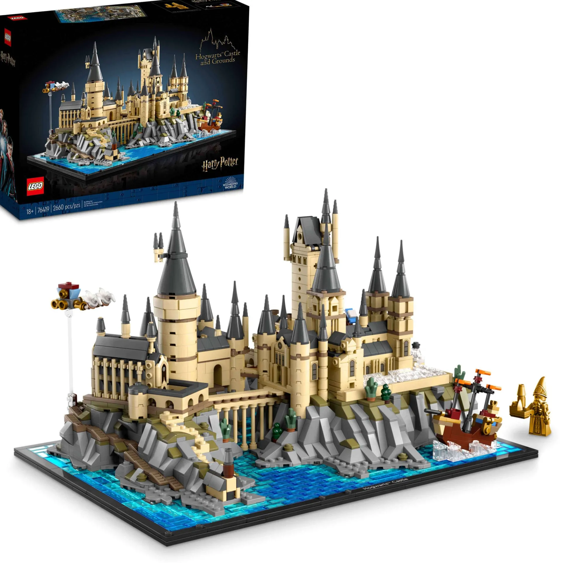 LEGO Harry Potter Hogwarts Castle and Grounds 76419 Building Set - 2,660 Pieces
