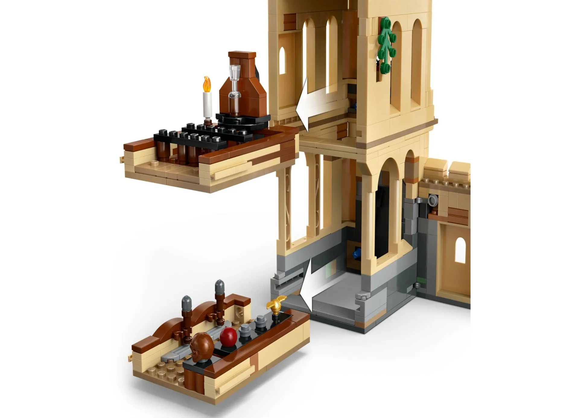 LEGO Harry Potter Hogwarts Castle Flying Lessons Building Set 76447 - 651 Pieces