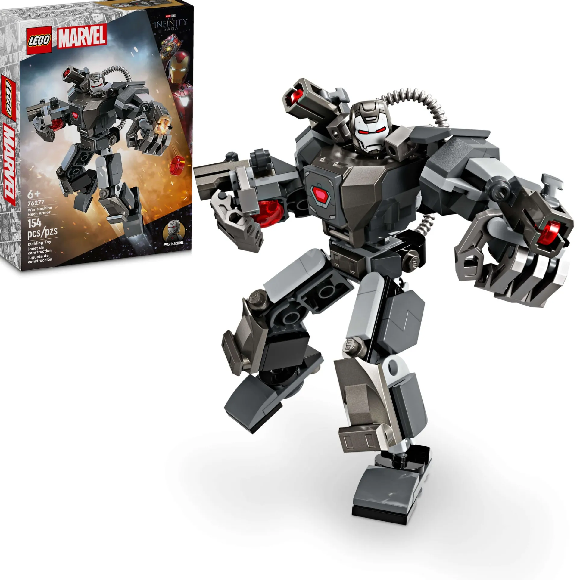 LEGO Marvel 76277 War Machine Mech Armor Building Toy