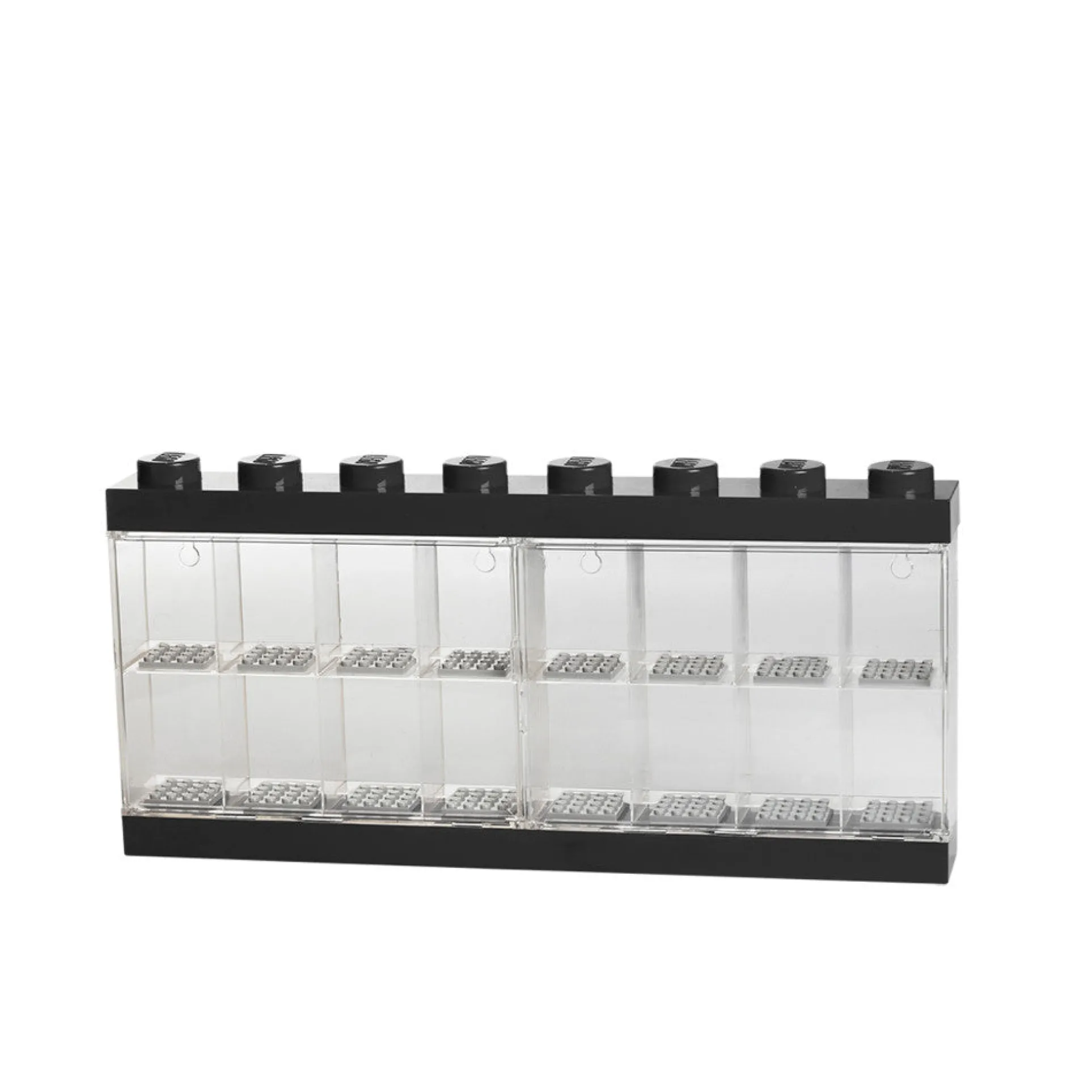 LEGO Minifigure Display Case 16, Versatile Black Showcase