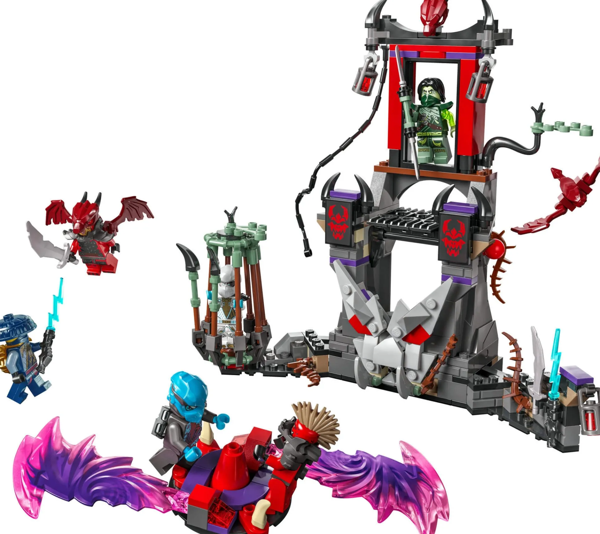 LEGO NINJAGO Dragonian Storm Village 305-Piece Battle Arena Playset 71841