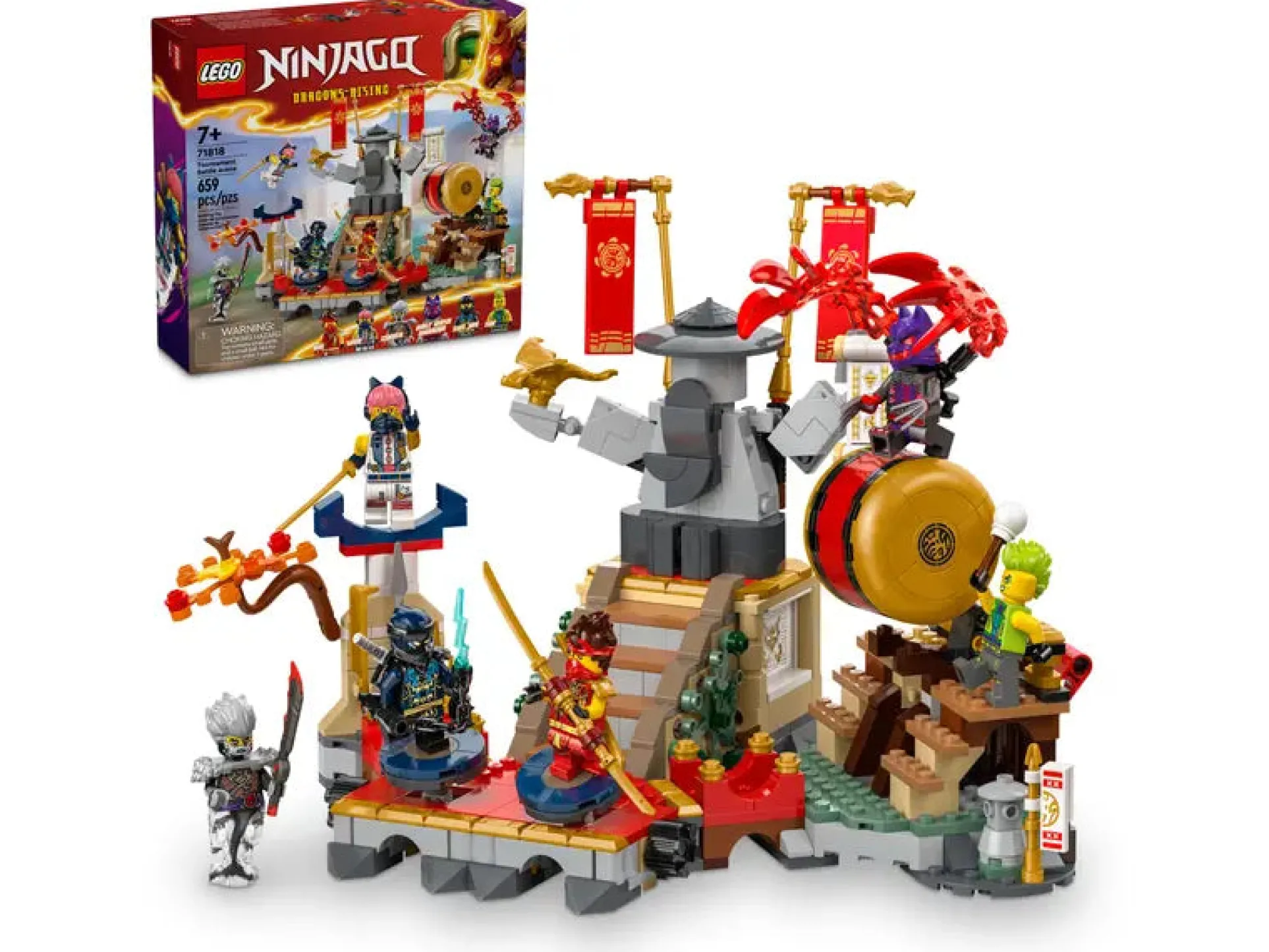 LEGO NINJAGO Tournament Battle Arena Playset 71818 - 659 Pieces