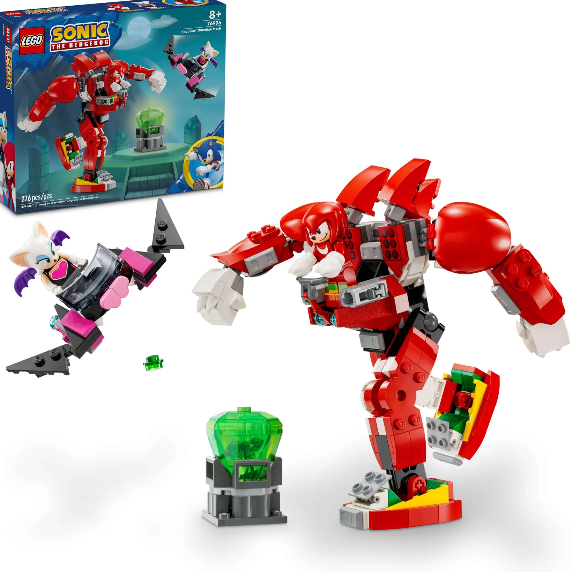 LEGO Sonic the Hedgehog Knuckles' Guardian Mech Building Set - 276 Pieces
