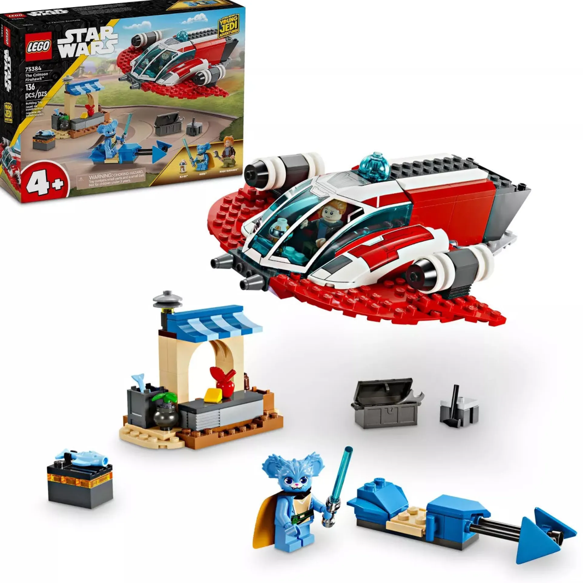 LEGO Star Wars The Crimson Firehawk Set 136 Piece - 75384
