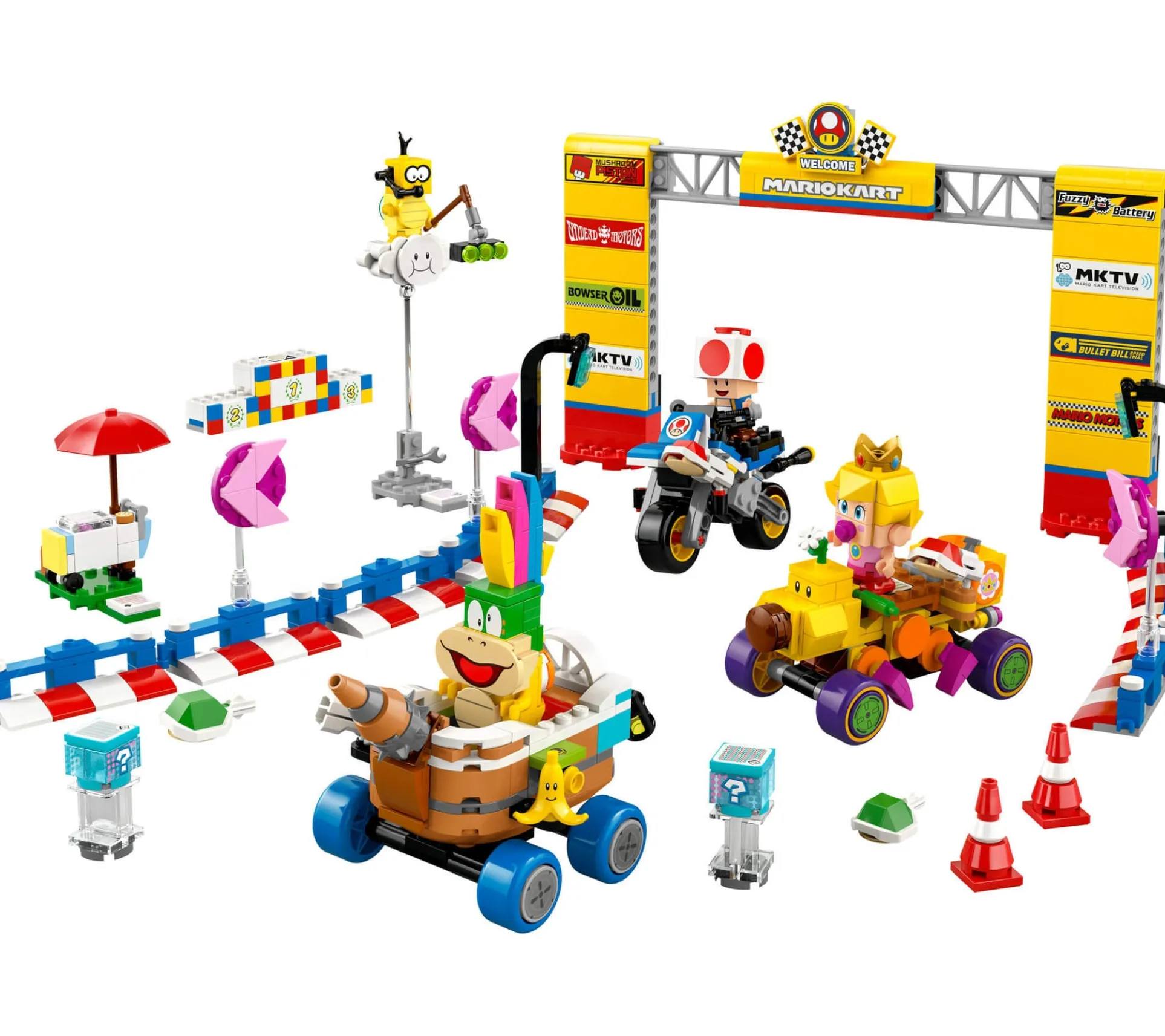 LEGO Super Mario: Mario Kart - Baby Peach Grand Prix Set 823pc Racing Toy