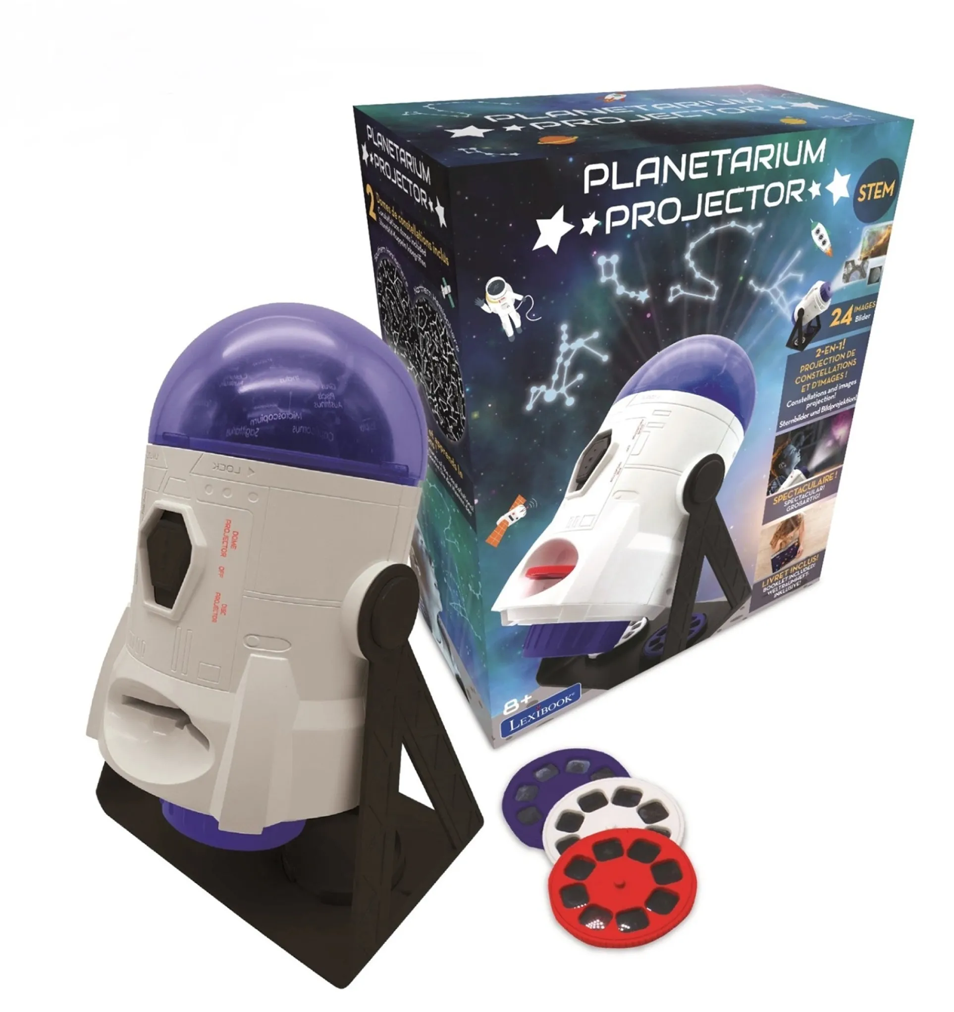 Lexibook 360 Planetarium Projector - Dual Mode Space Explorer