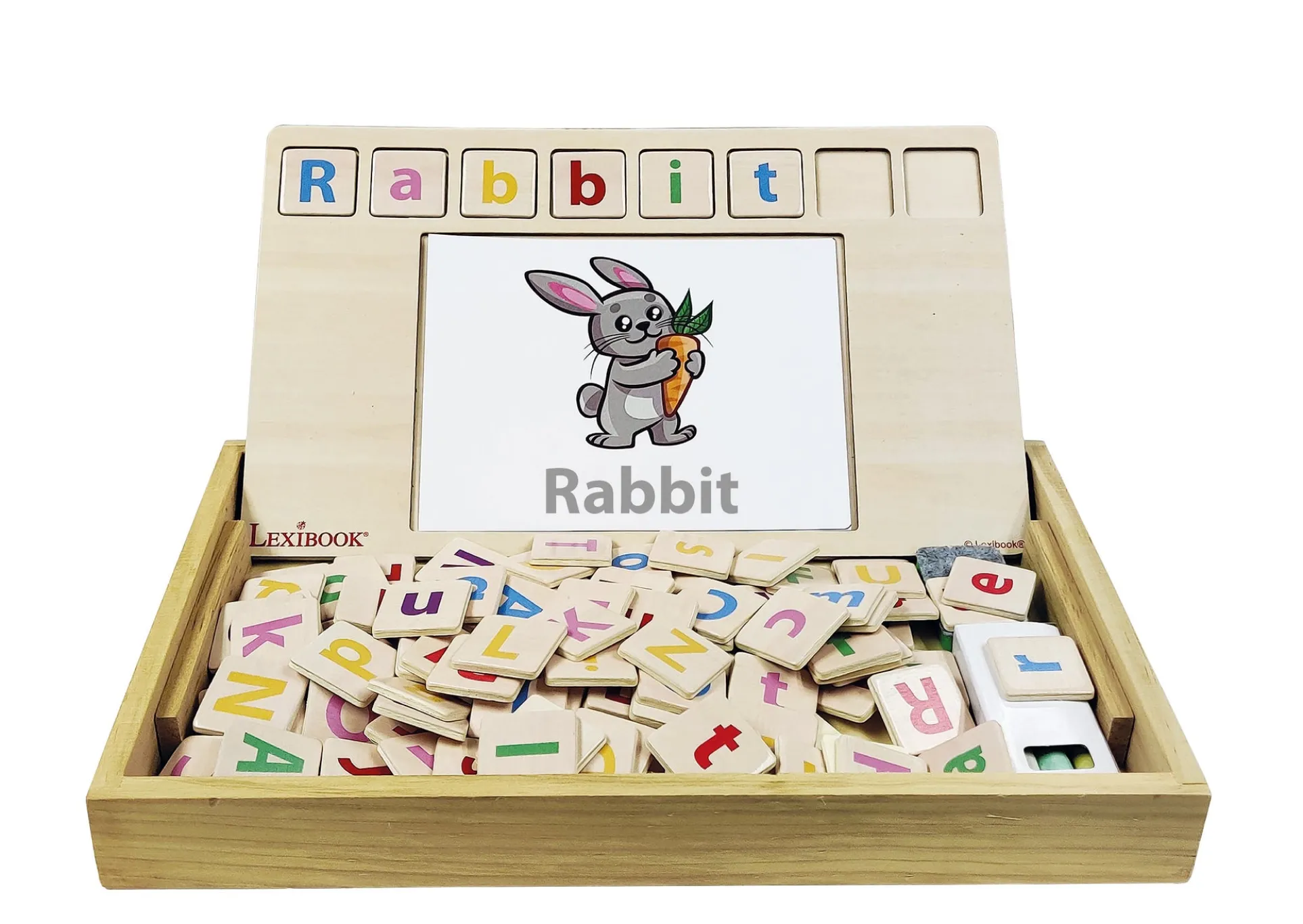 Lexibook Bio Toys Word School - Bilingual Learning Set in English and Spanish