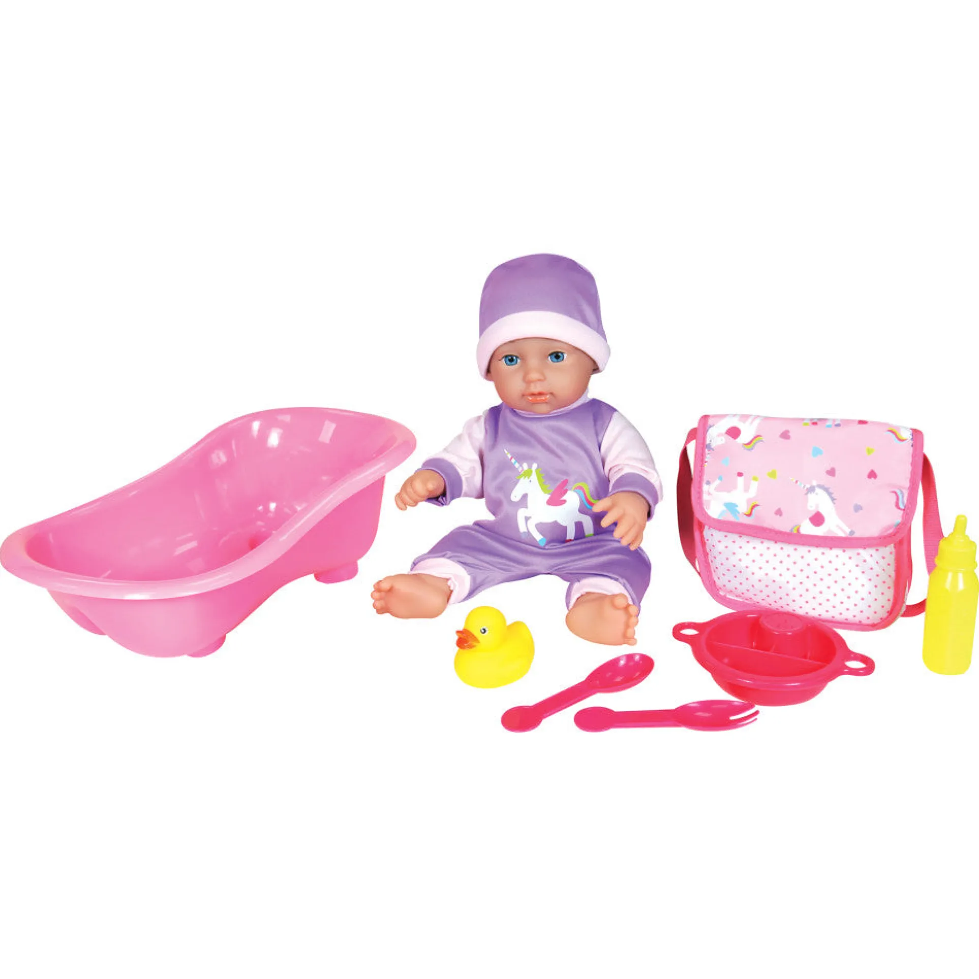 Lissi 11-inch Interactive Baby Doll and Bath Playset