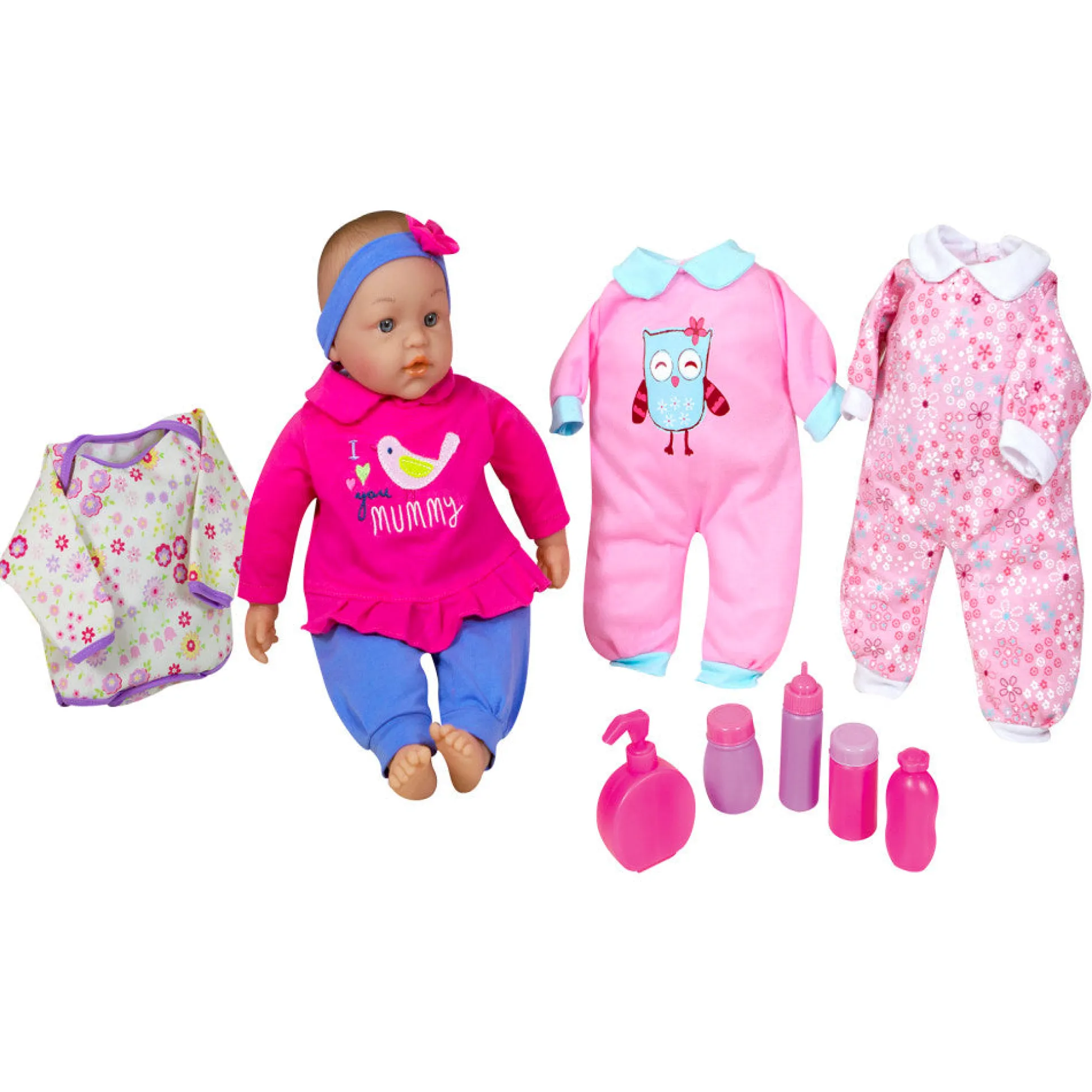 Lissi 15-inch Interactive Baby Doll with Extra Outfits and Accessories