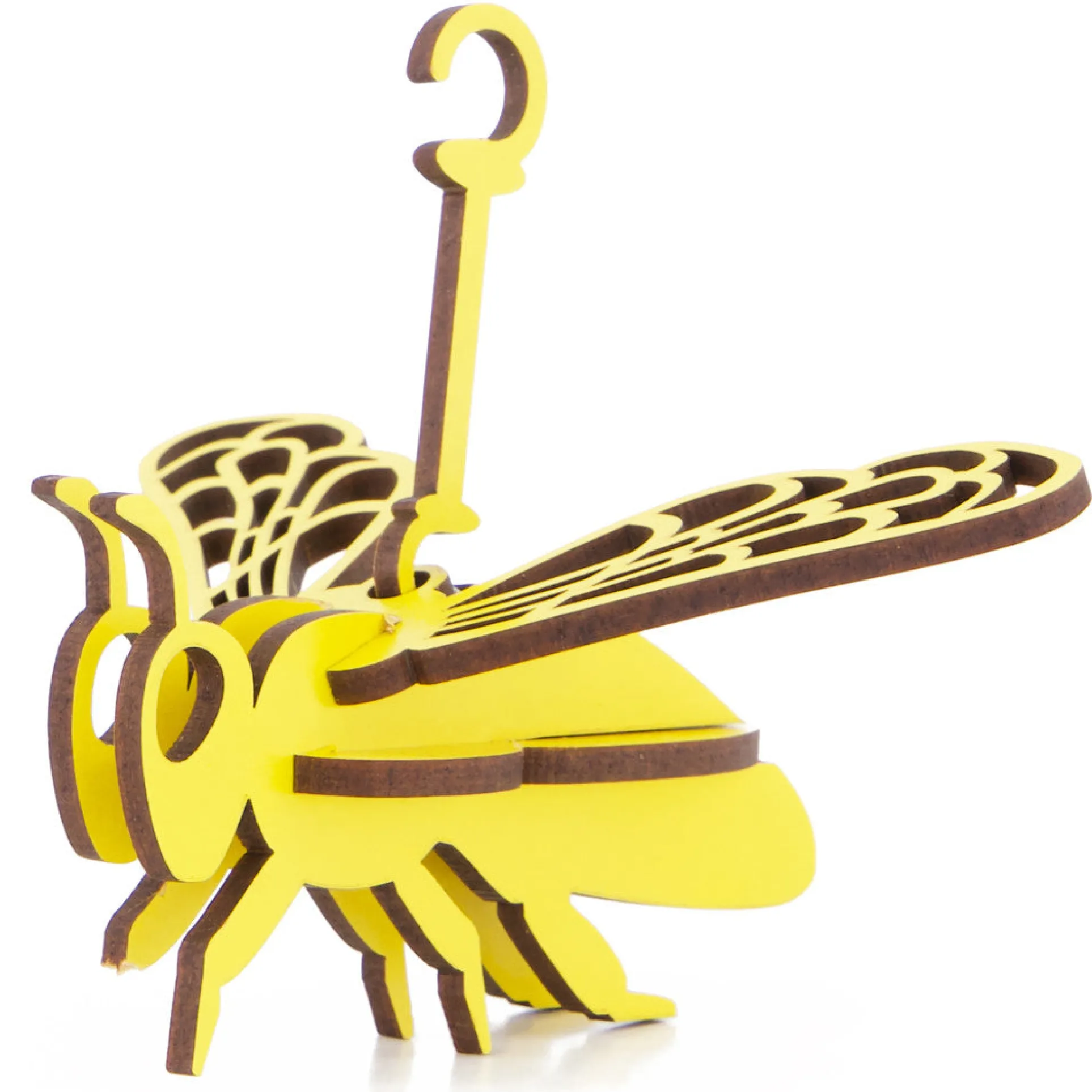 Little & Wood: Honey Bee Yellow 3D Wooden Puzzle Kit