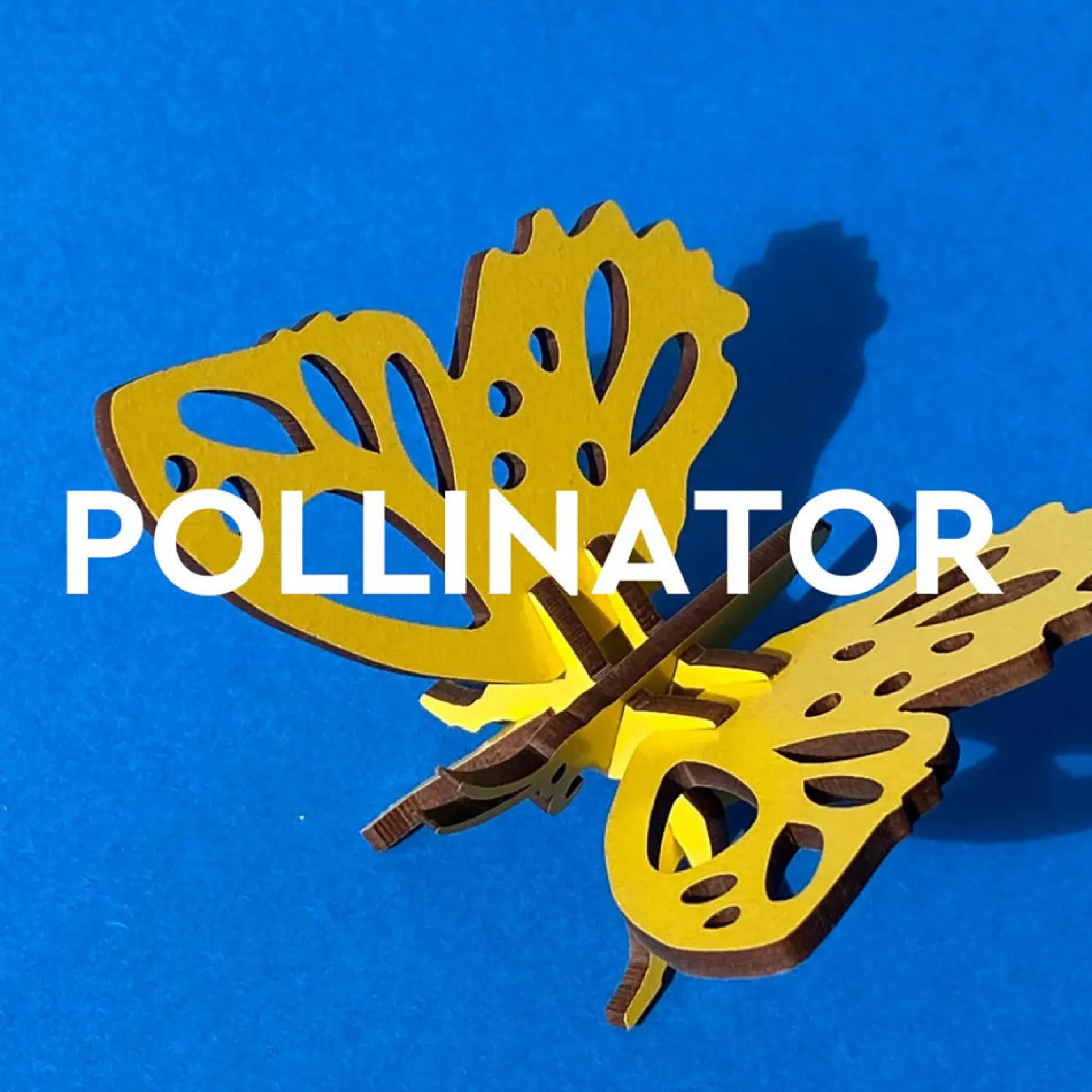 Little & Wood: Honey Bee Yellow 3D Wooden Puzzle Kit