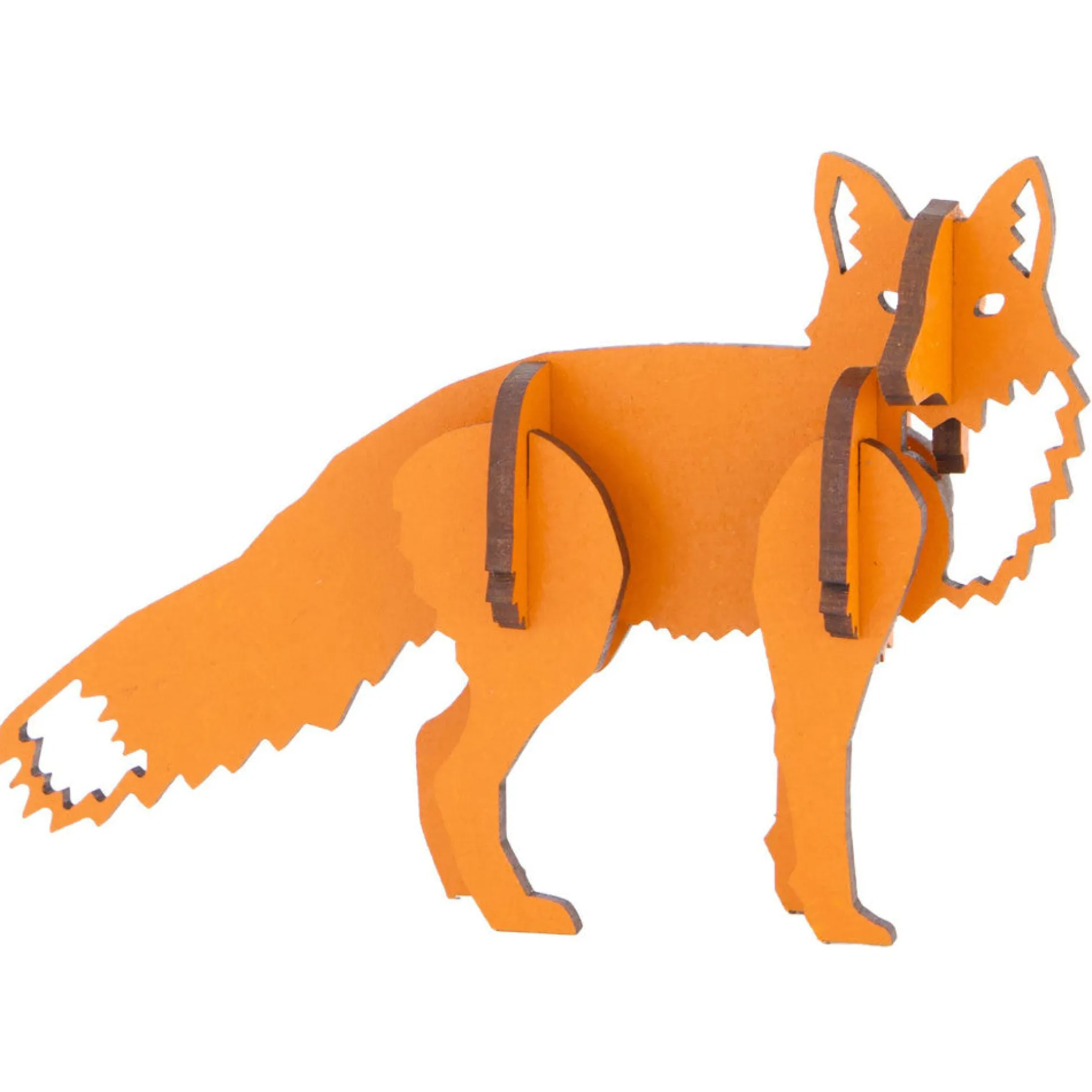 Little & Wood: Woodlet: Small Curious Fox - 3D Wooden Puzzle Kit