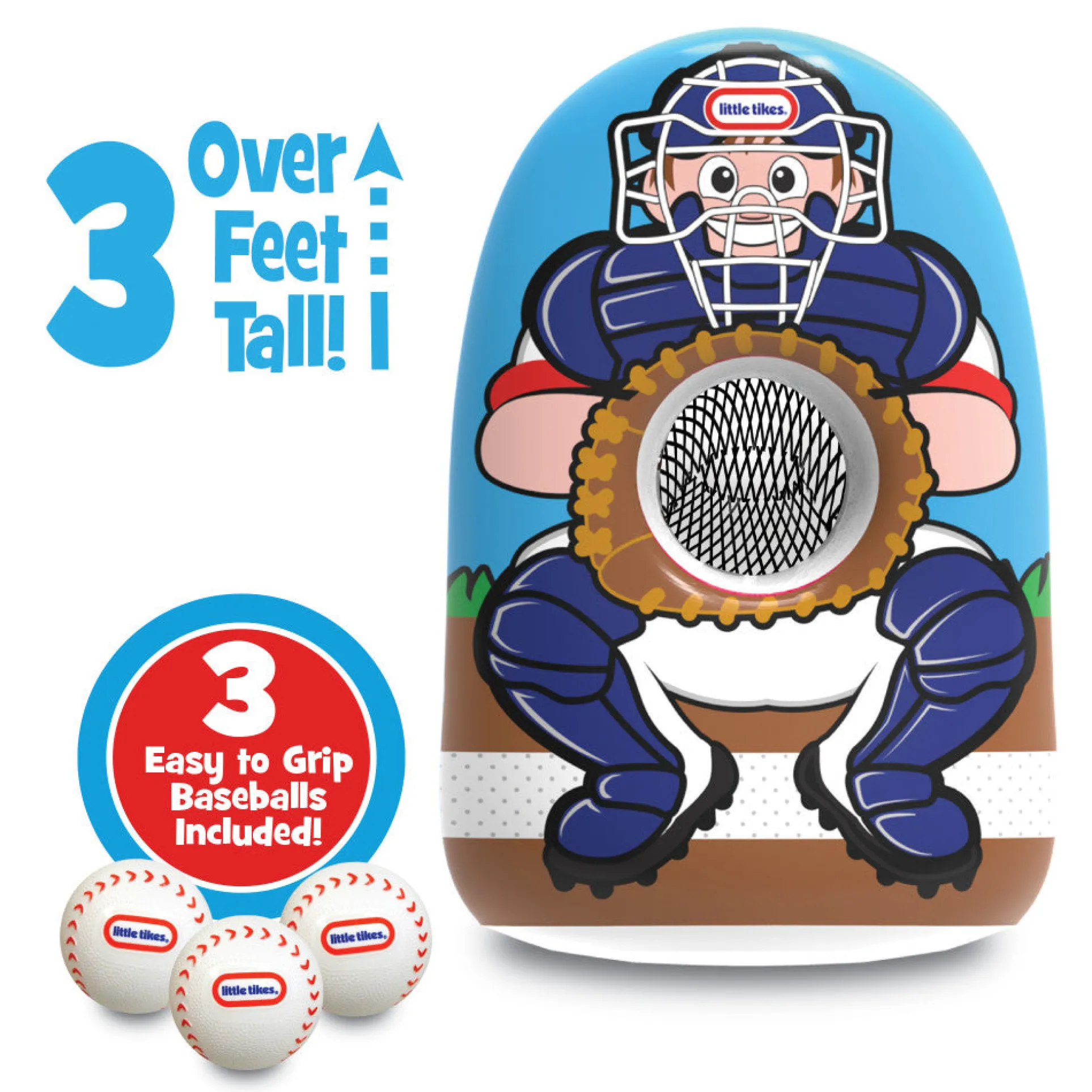Little Tikes Jumbo Inflatable Baseball Trainer - Develop Throwing Skills