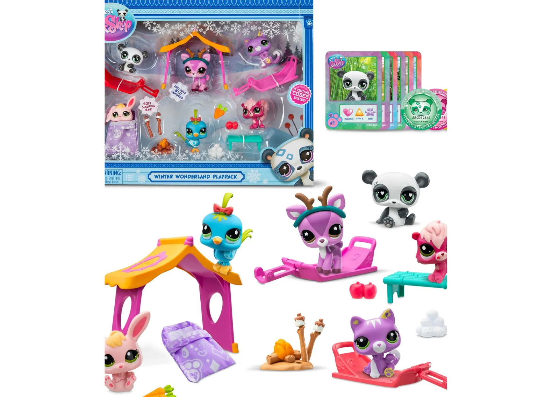 Littlest Pet Shop Winter Wonderland Play Plack