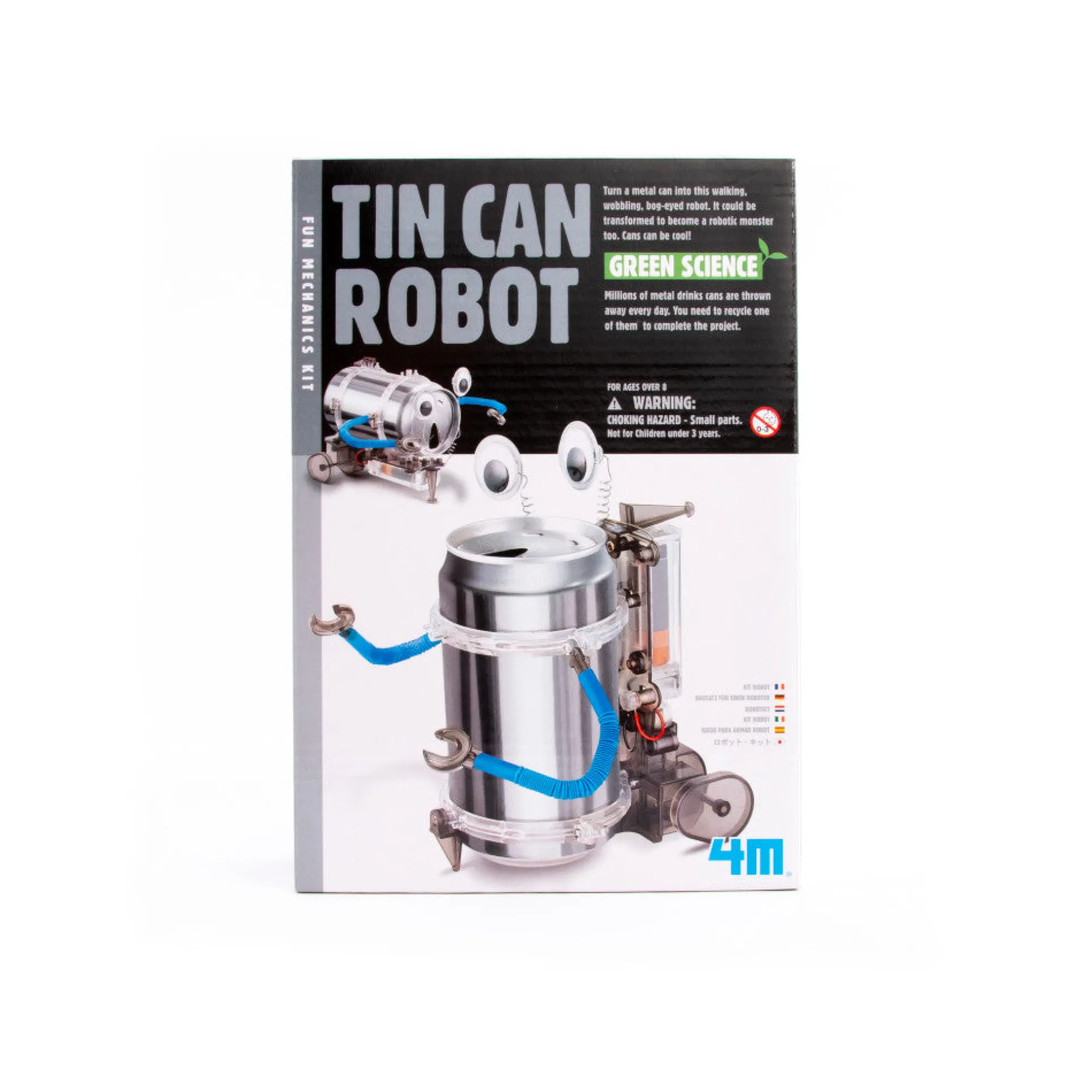 4M Tin Can Robot Science Kit - Eco-Friendly Robotics Exploration