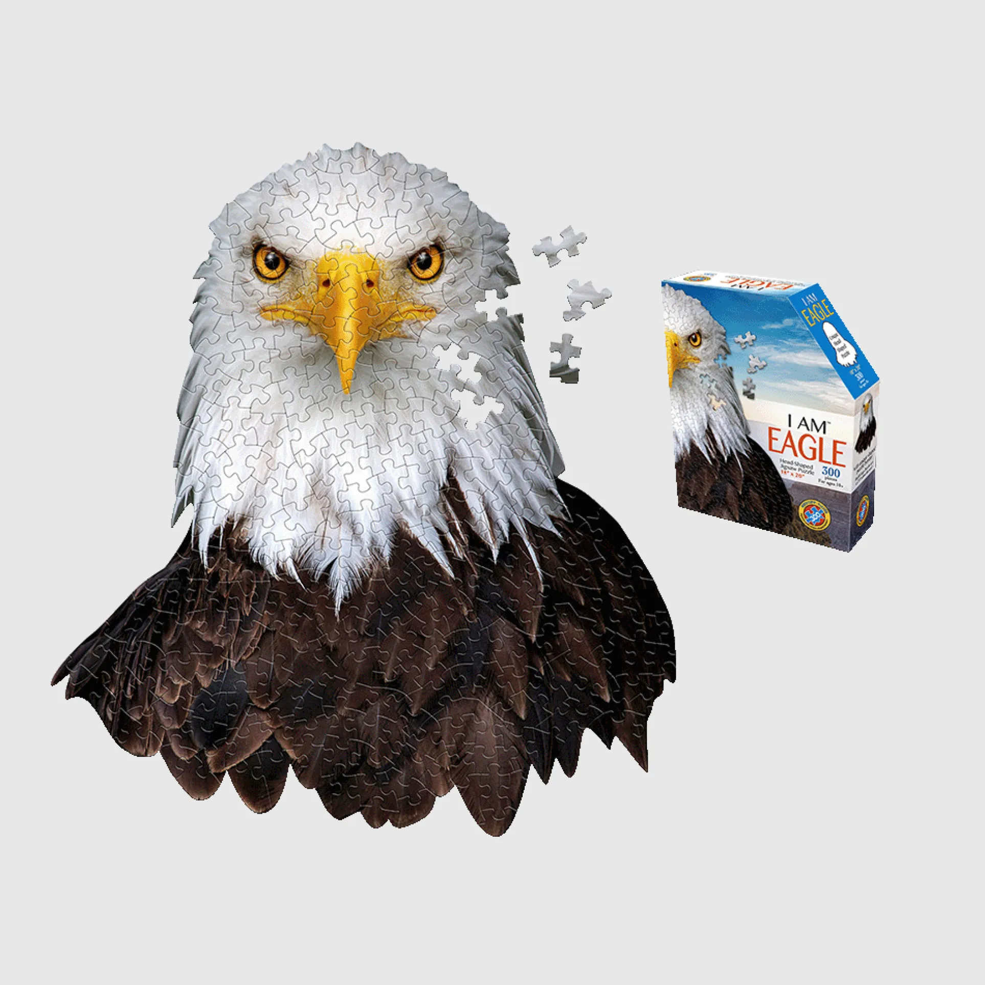 Madd Capp I AM EAGLE Unique-Shaped 300-Piece Jigsaw Puzzle