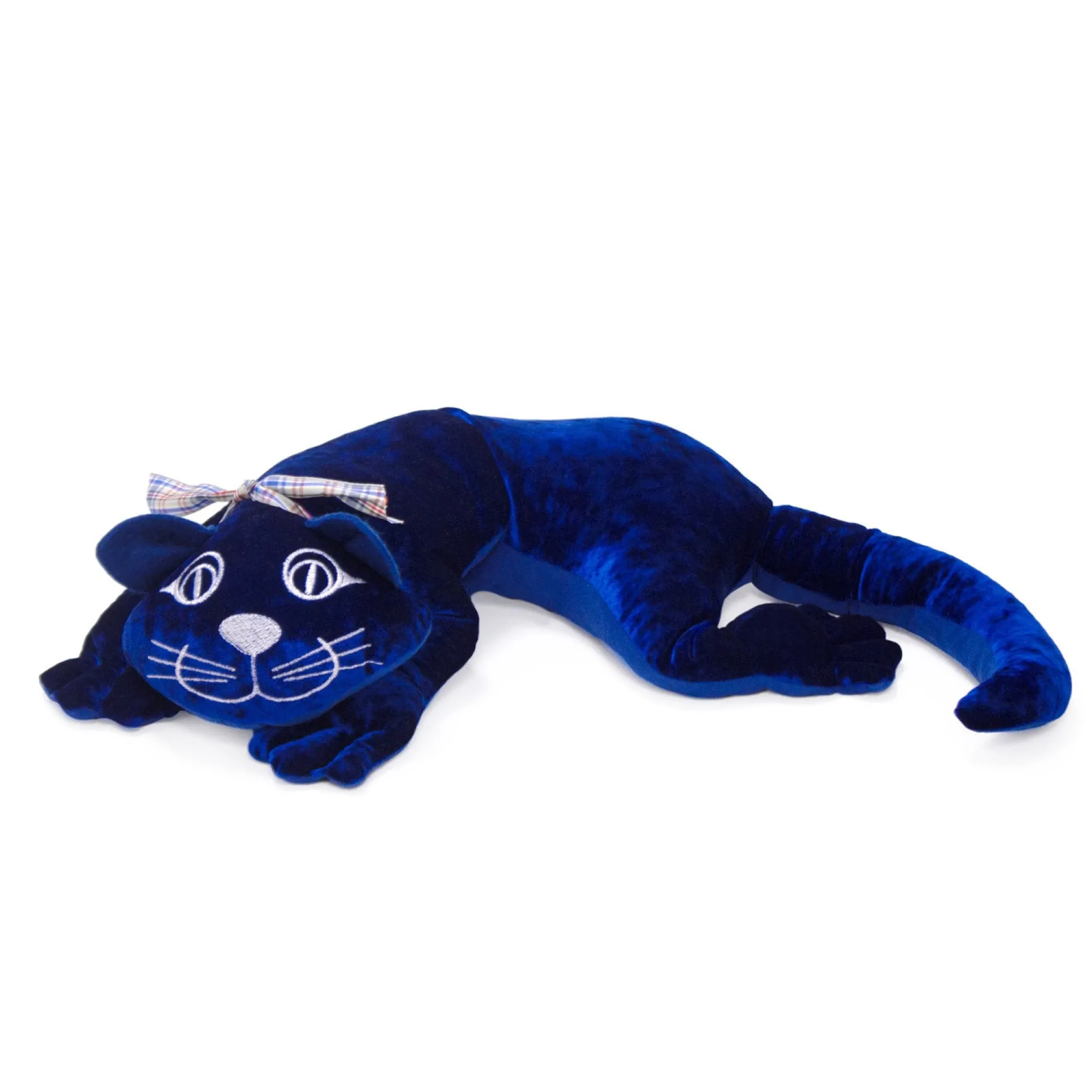 Manimo Cozy Weighted Cat Plush, 27.5 inch - Soothing Gray