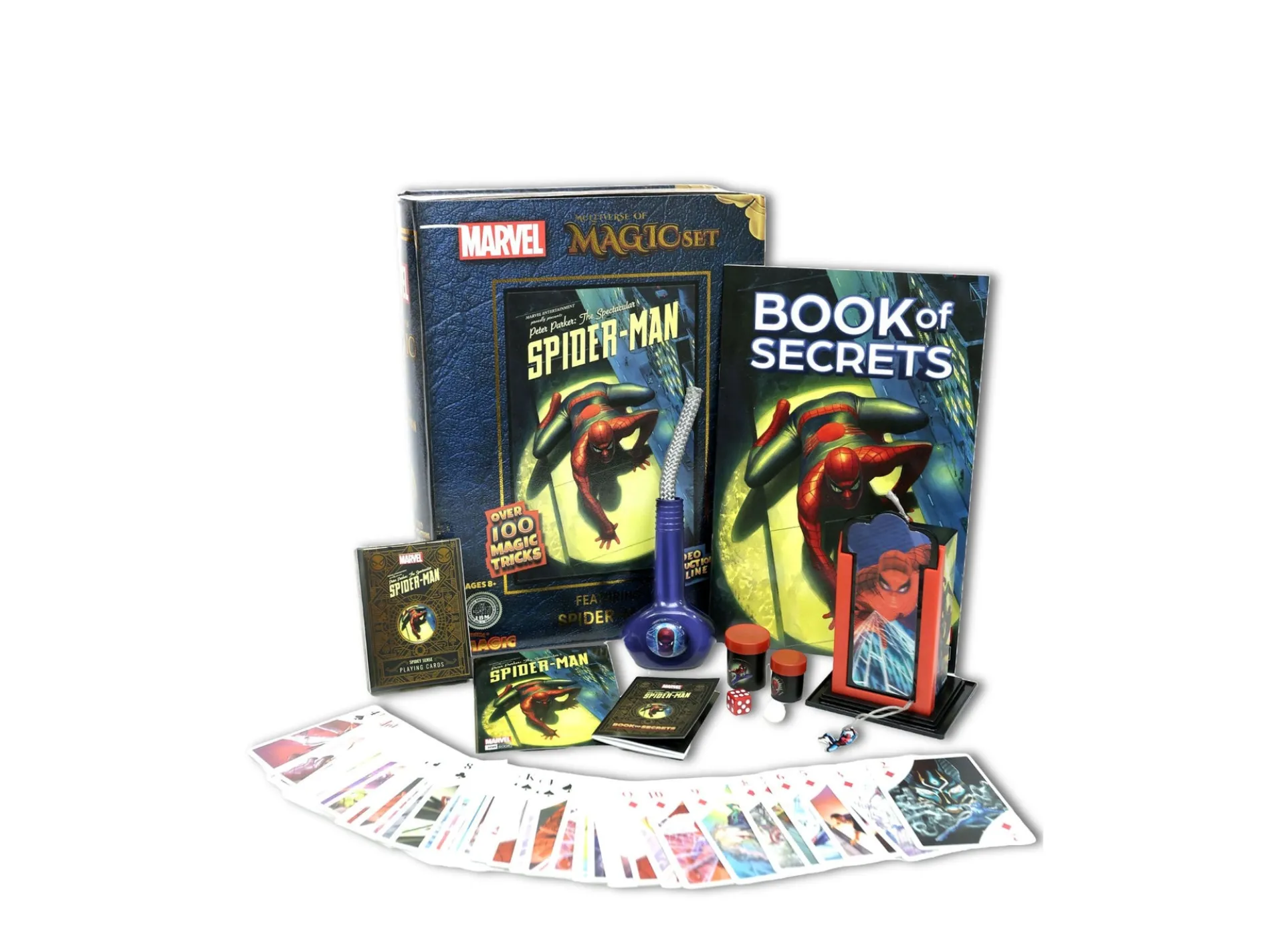 Marvel Spider-Man Magic Comic Book Set - Over 100 Tricks, Vol. 1 & 2