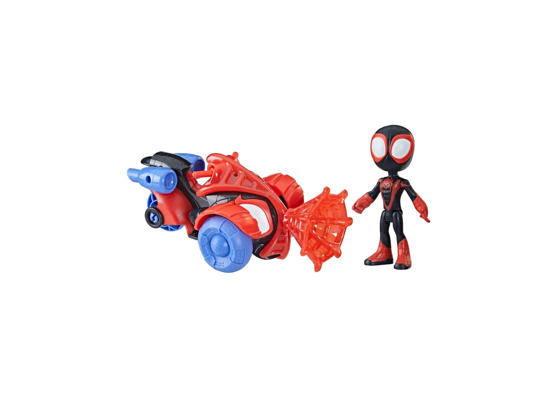 Marvel Spidey and His Amazing Friends Miles Morales Spider-Man Techno Racer Set