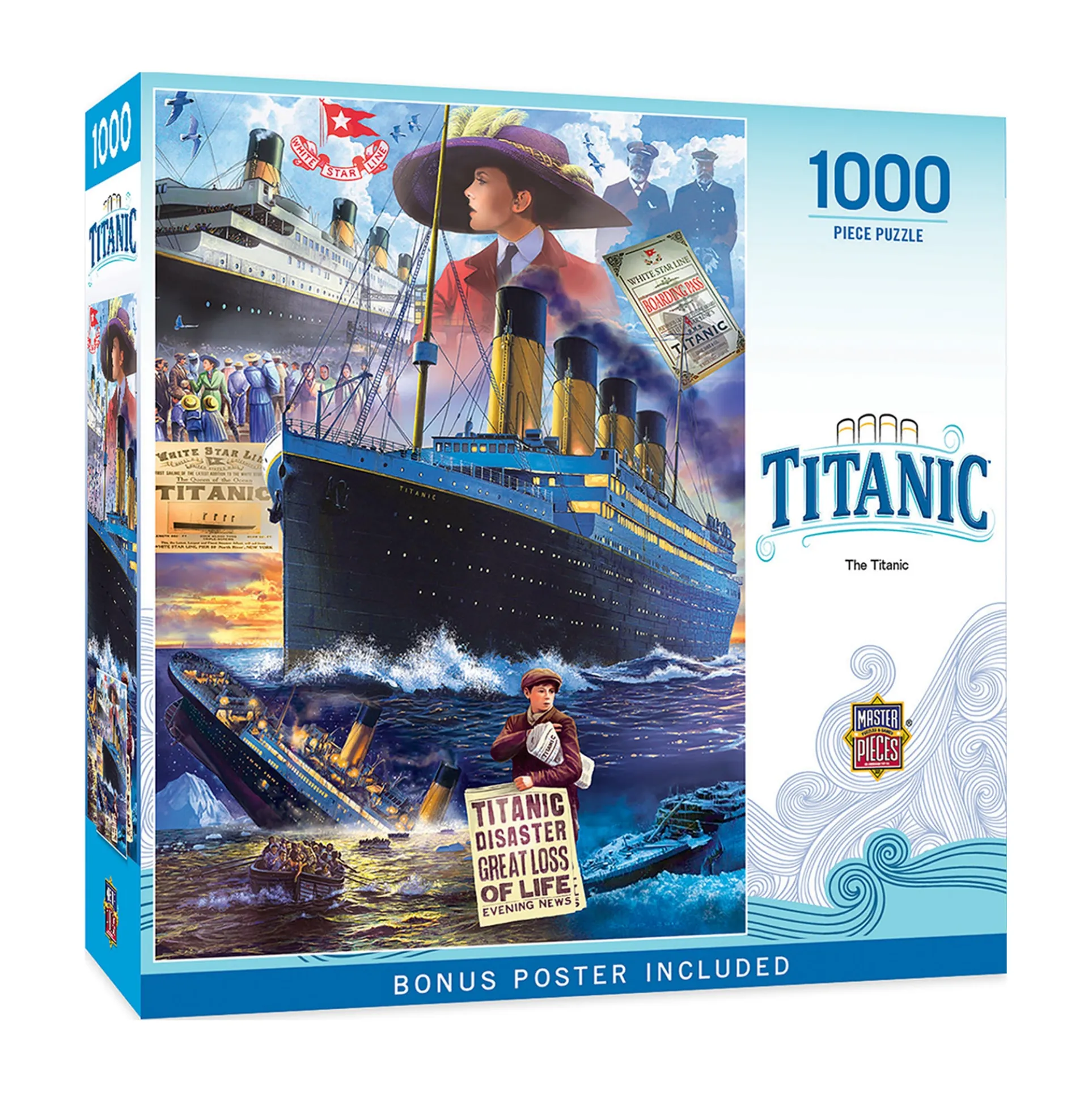 MasterPieces Historical Titanic Jigsaw Puzzle - 1000 pc
