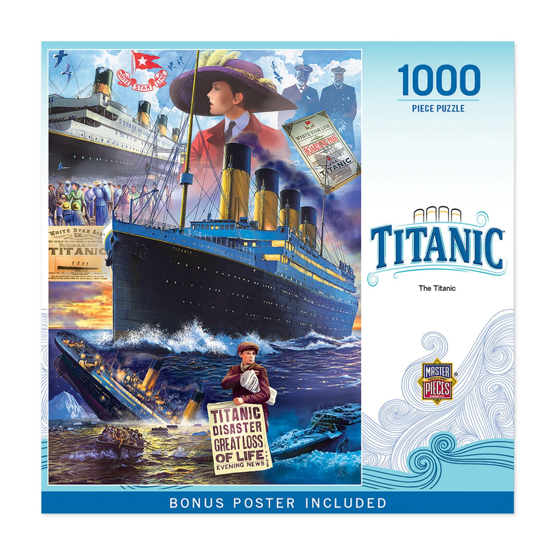 MasterPieces Historical Titanic Jigsaw Puzzle - 1000 pc