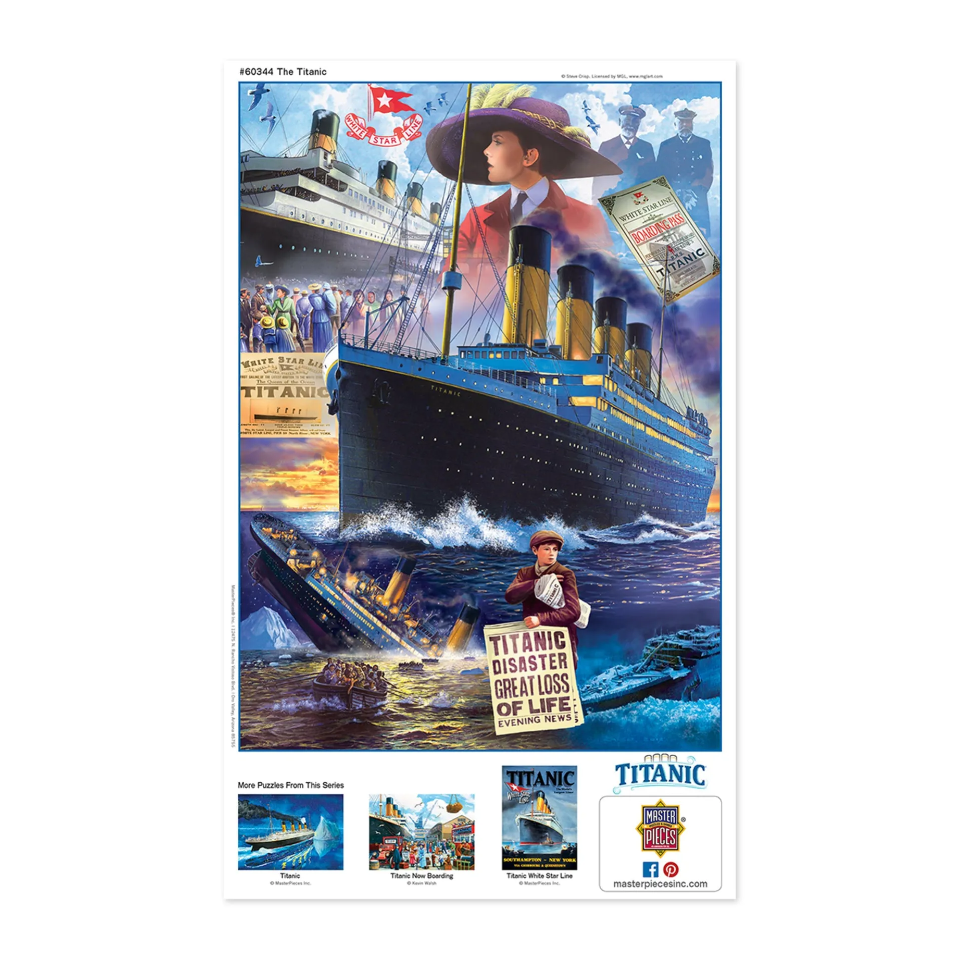 MasterPieces Historical Titanic Jigsaw Puzzle - 1000 pc