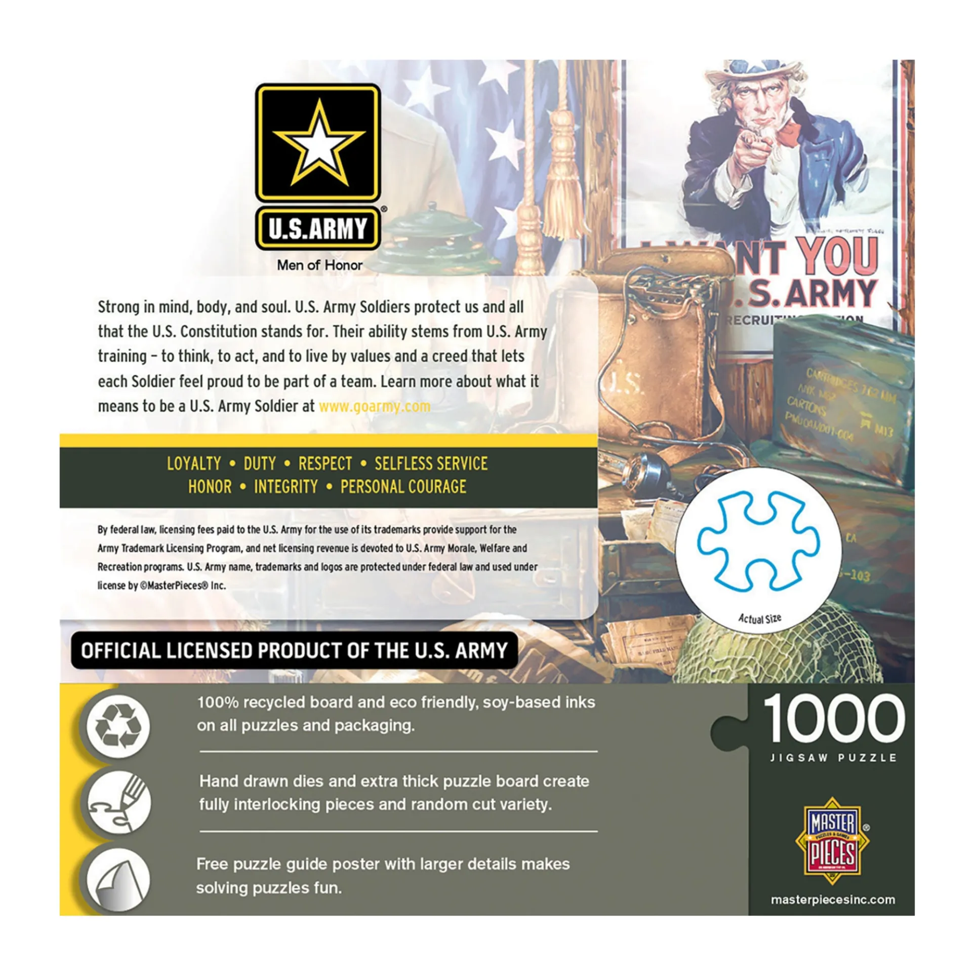 MasterPieces Hometown Heroes Men of Honor Jigsaw Puzzle - 1000 pc