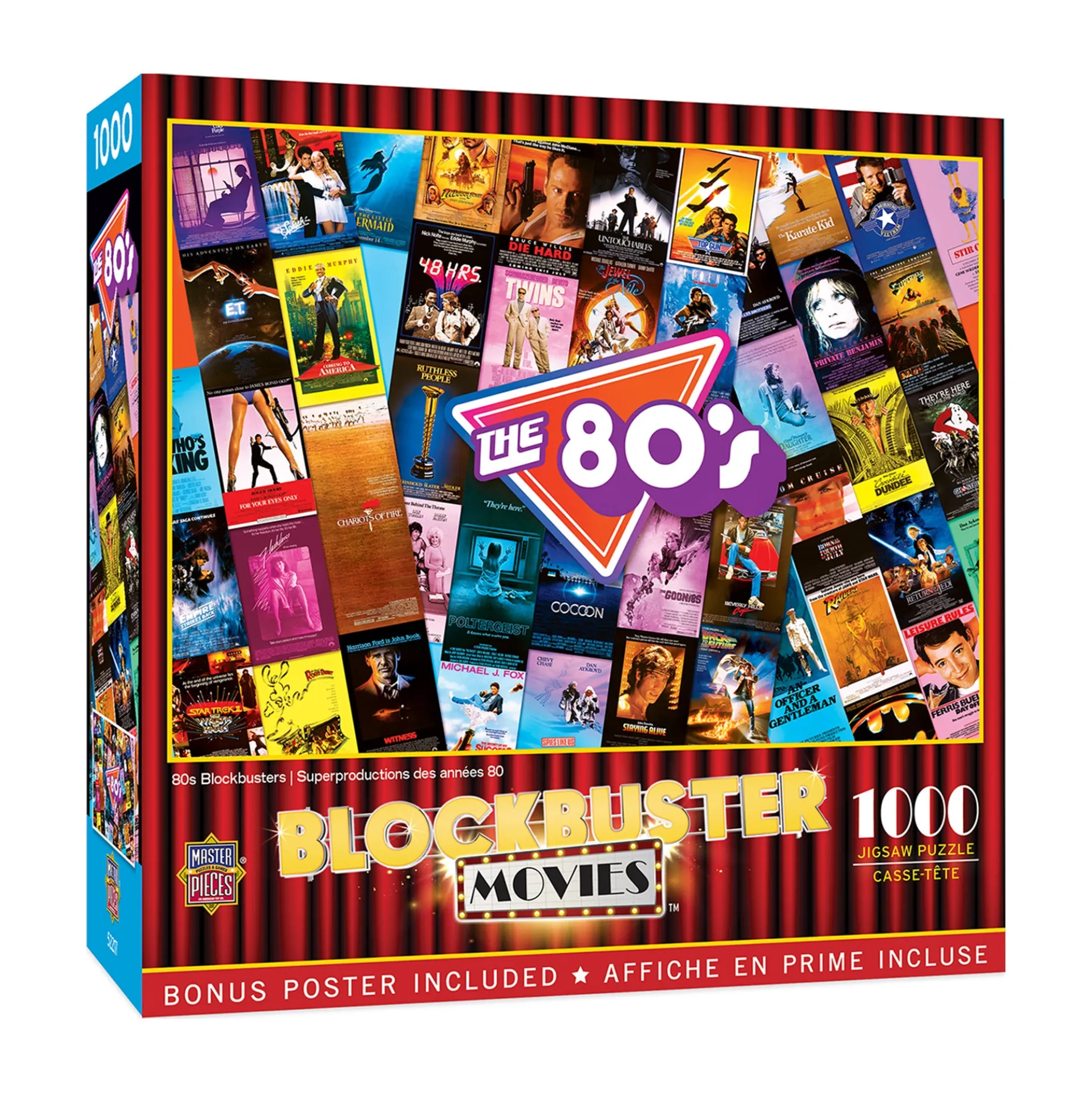 MasterPieces 80s Blockbusters Jigsaw Puzzle - 1000 pc