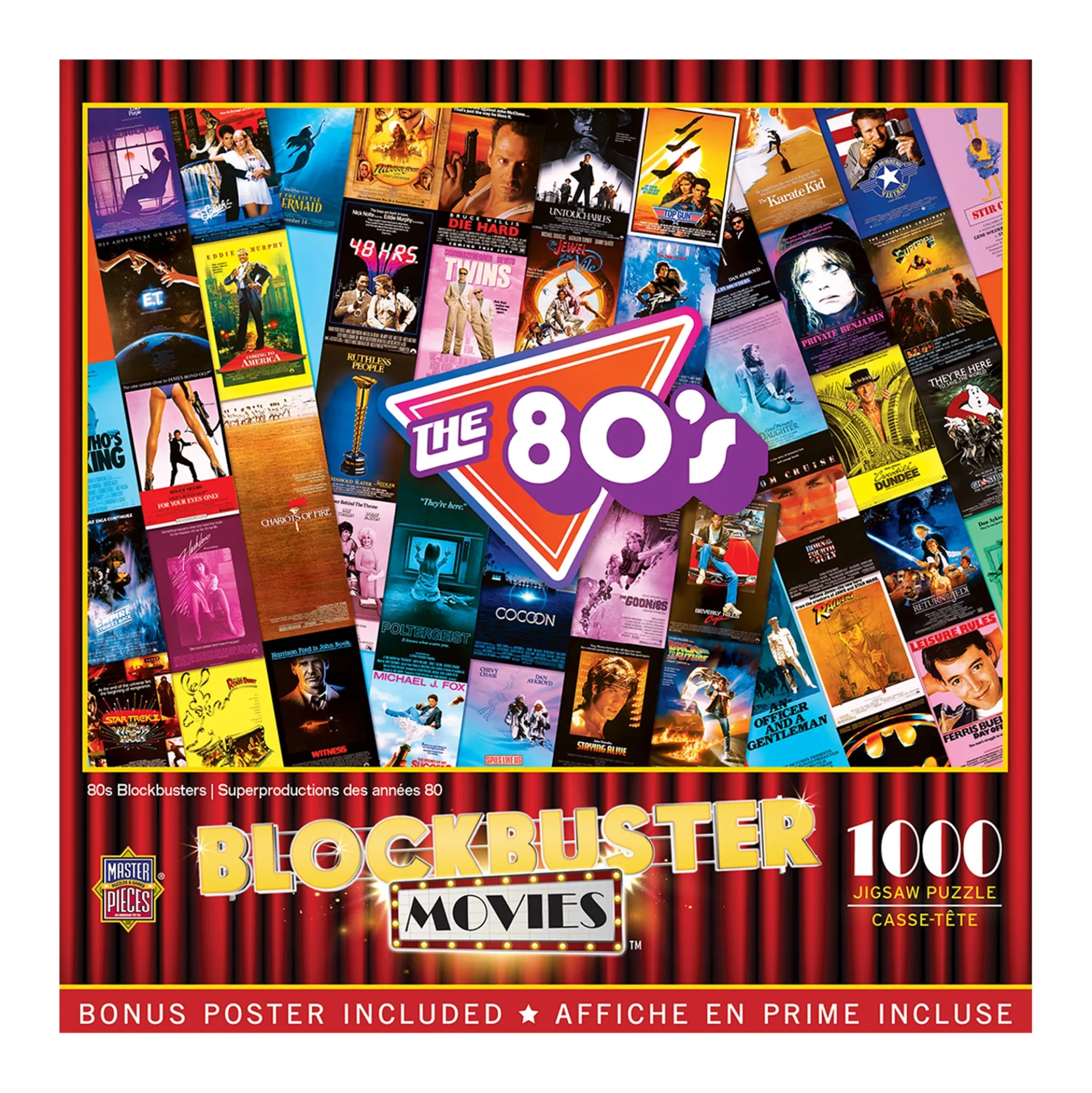 MasterPieces 80s Blockbusters Jigsaw Puzzle - 1000 pc