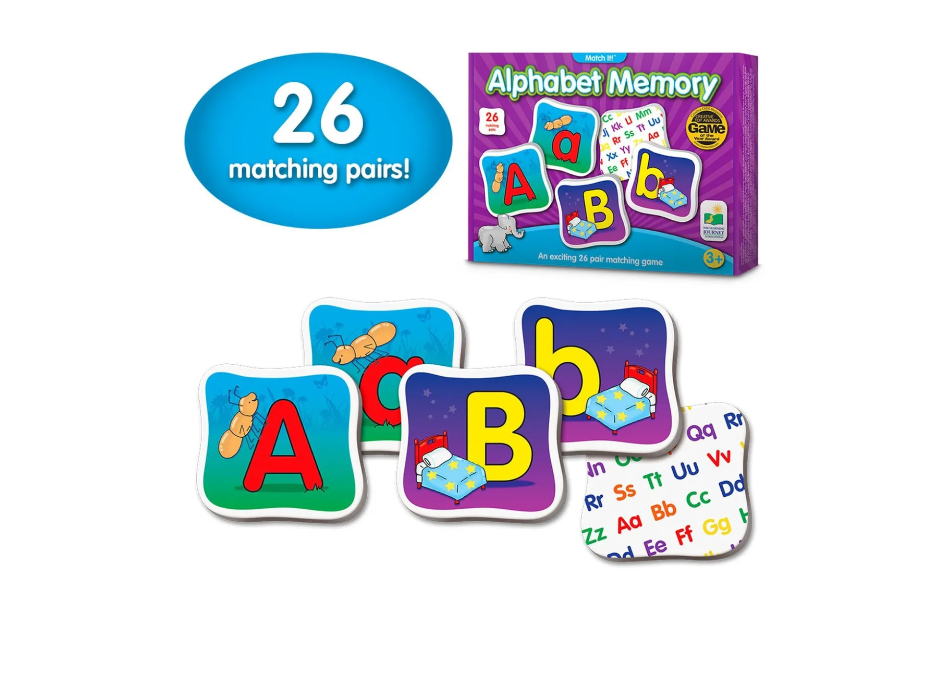 Match It! Alphabet Memory - Vibrant Learning Game