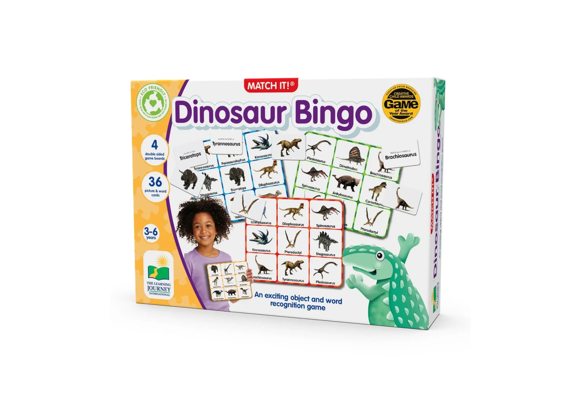 Match It! Dinosaur Bingo Educational Game